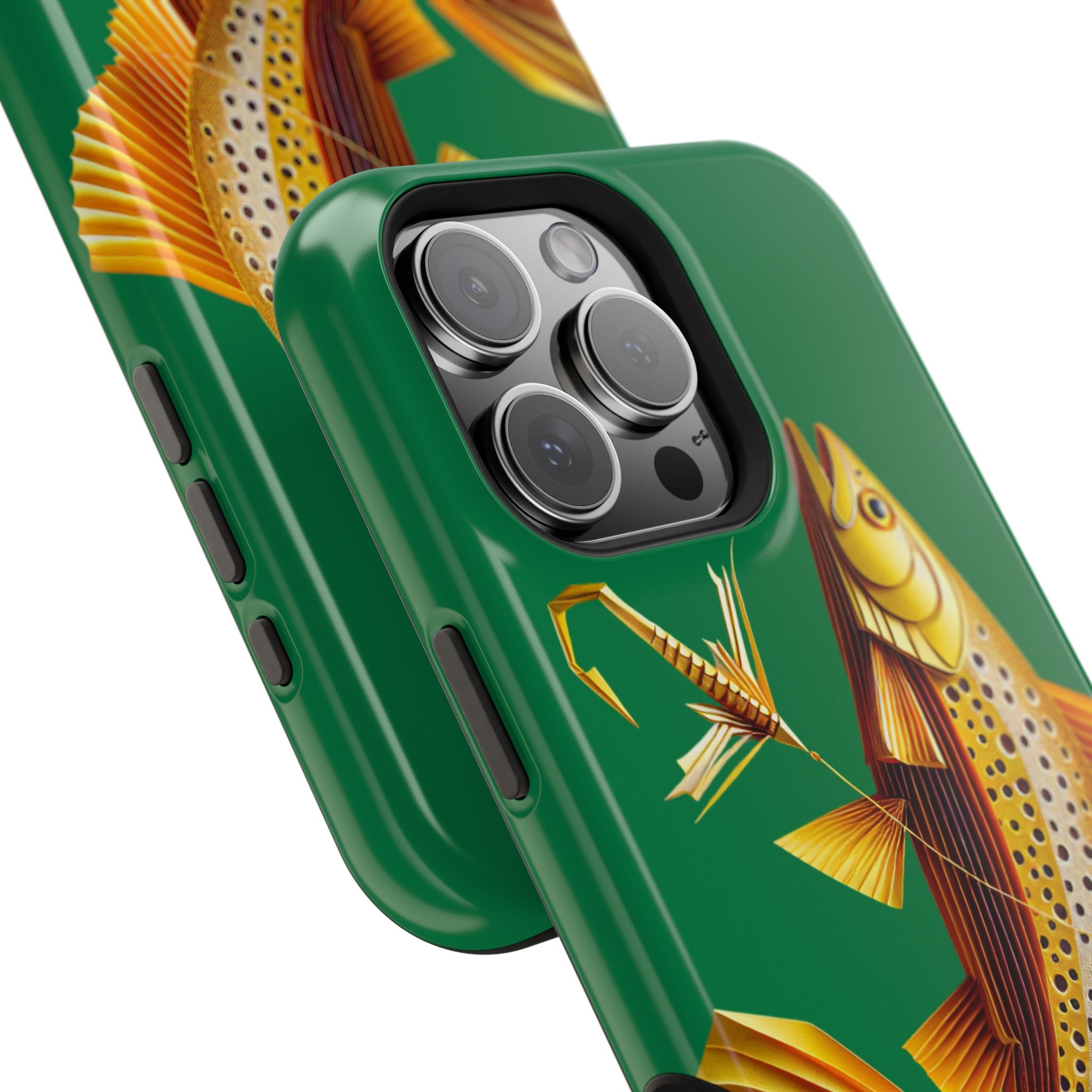 Impact Resistant Phone Case,  Lucky Charm Fish, Outdoor Enthusiast Gift
