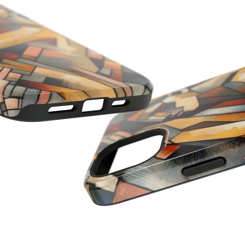 Impact Resistant Phone Case - Woman Abstract Design