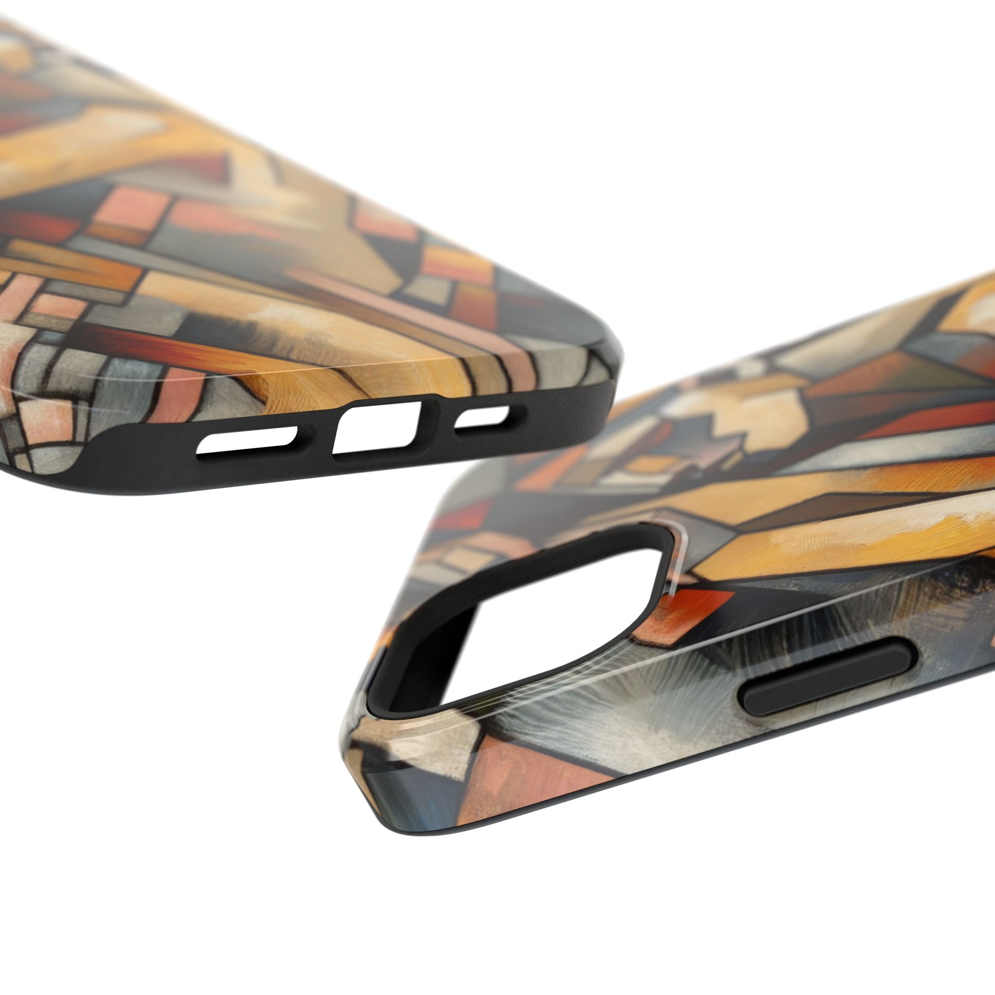 Impact Resistant Phone Case - Woman Abstract Design