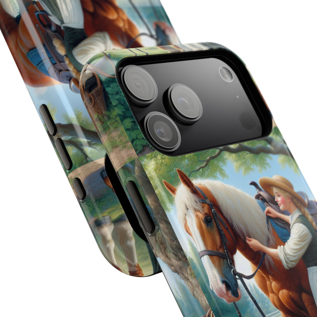 Classic Horse Care Impact Resistant Phone Case
