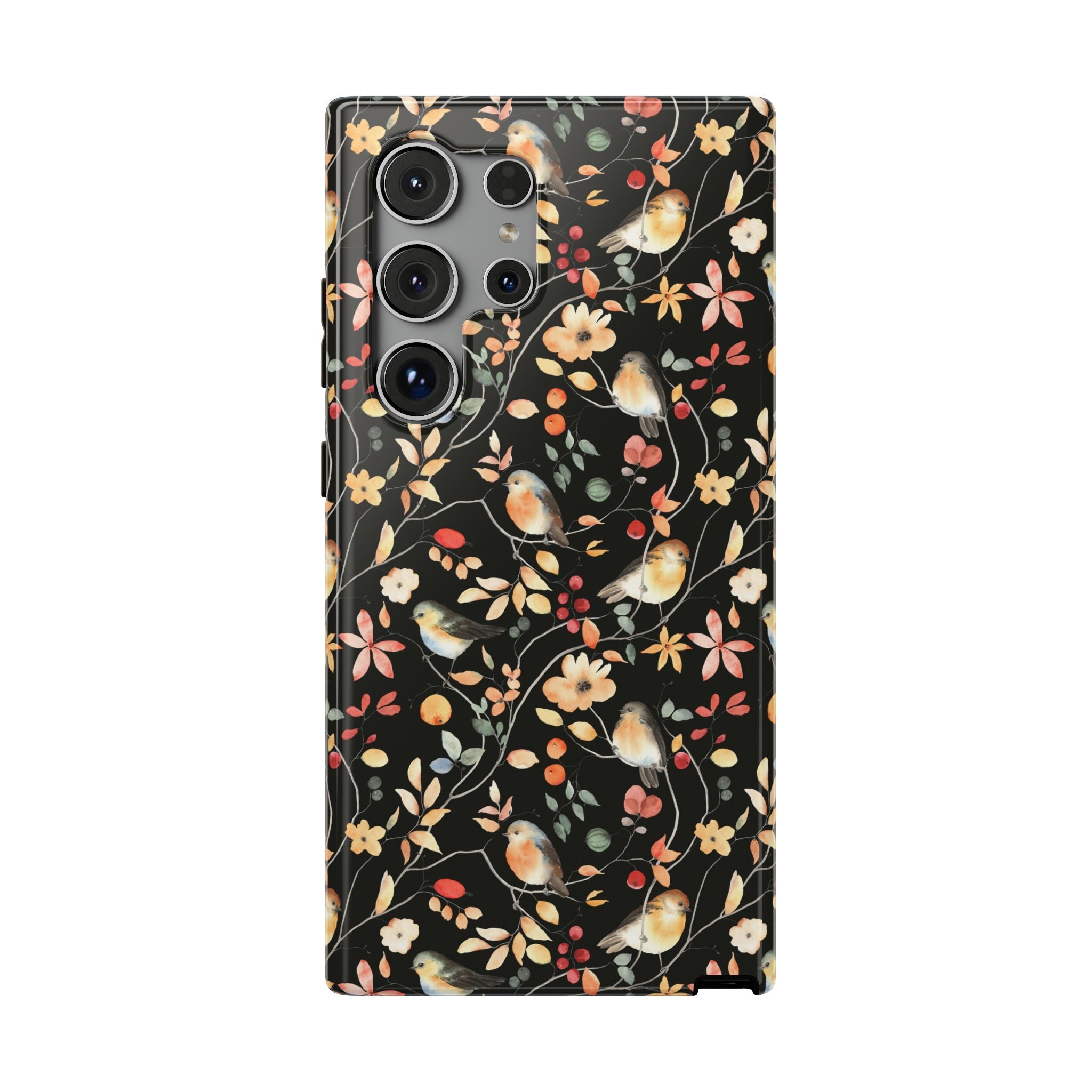 Floral Impact-Resistant Phone Case