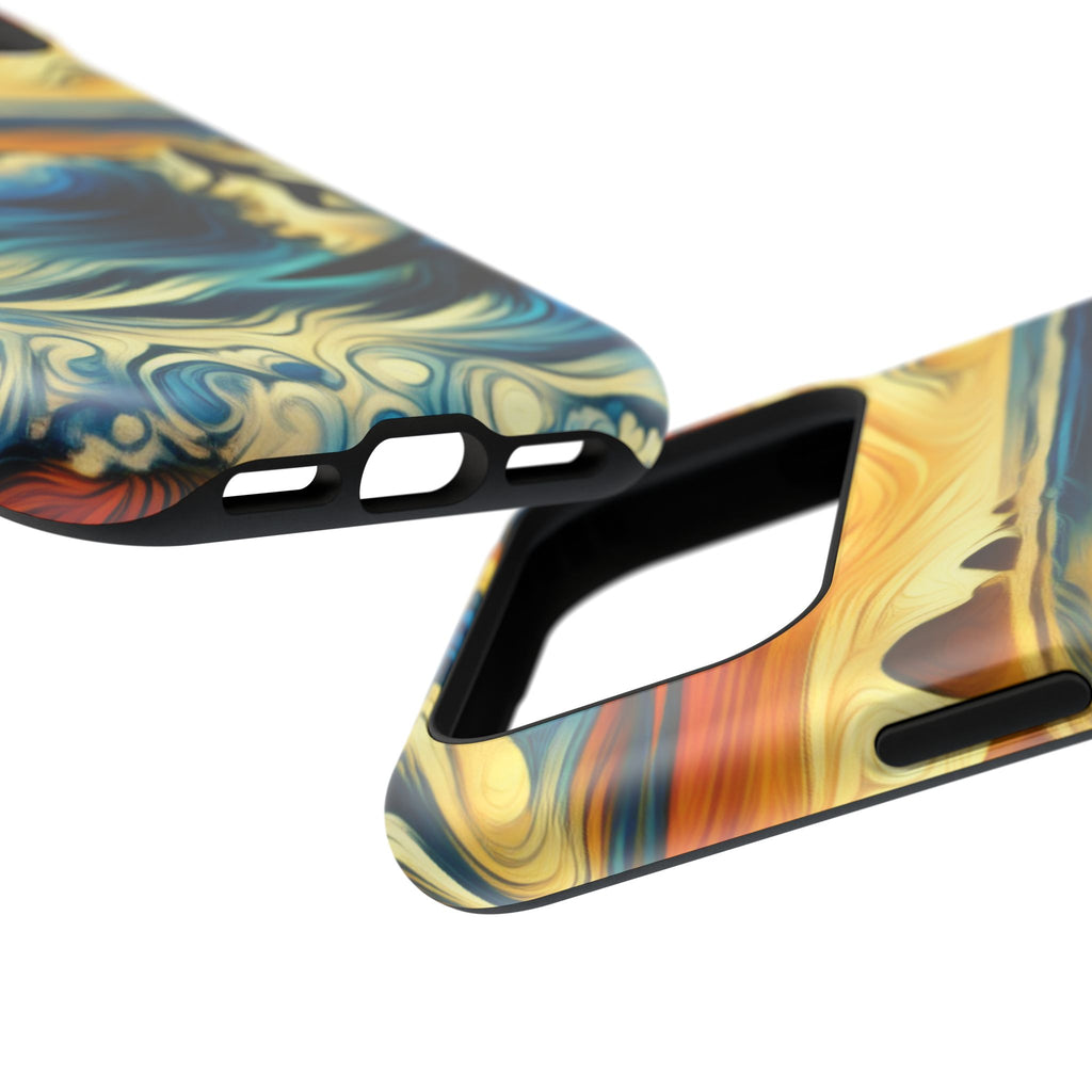 Surfer Sunset Phone Case — Impact‑Resistant Artistic Wave Design