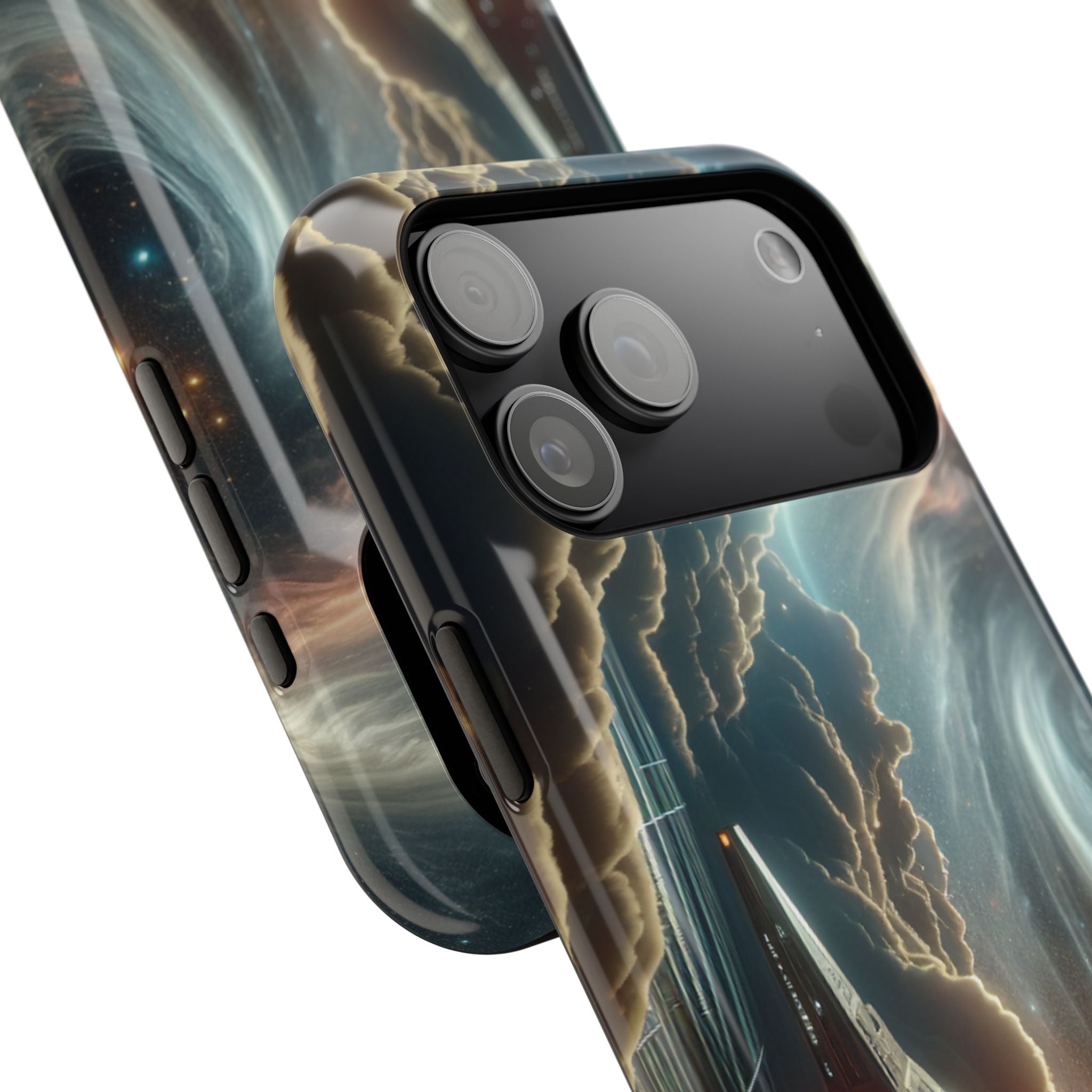 Cosmic Space Ship Impact Resistant Phone Case