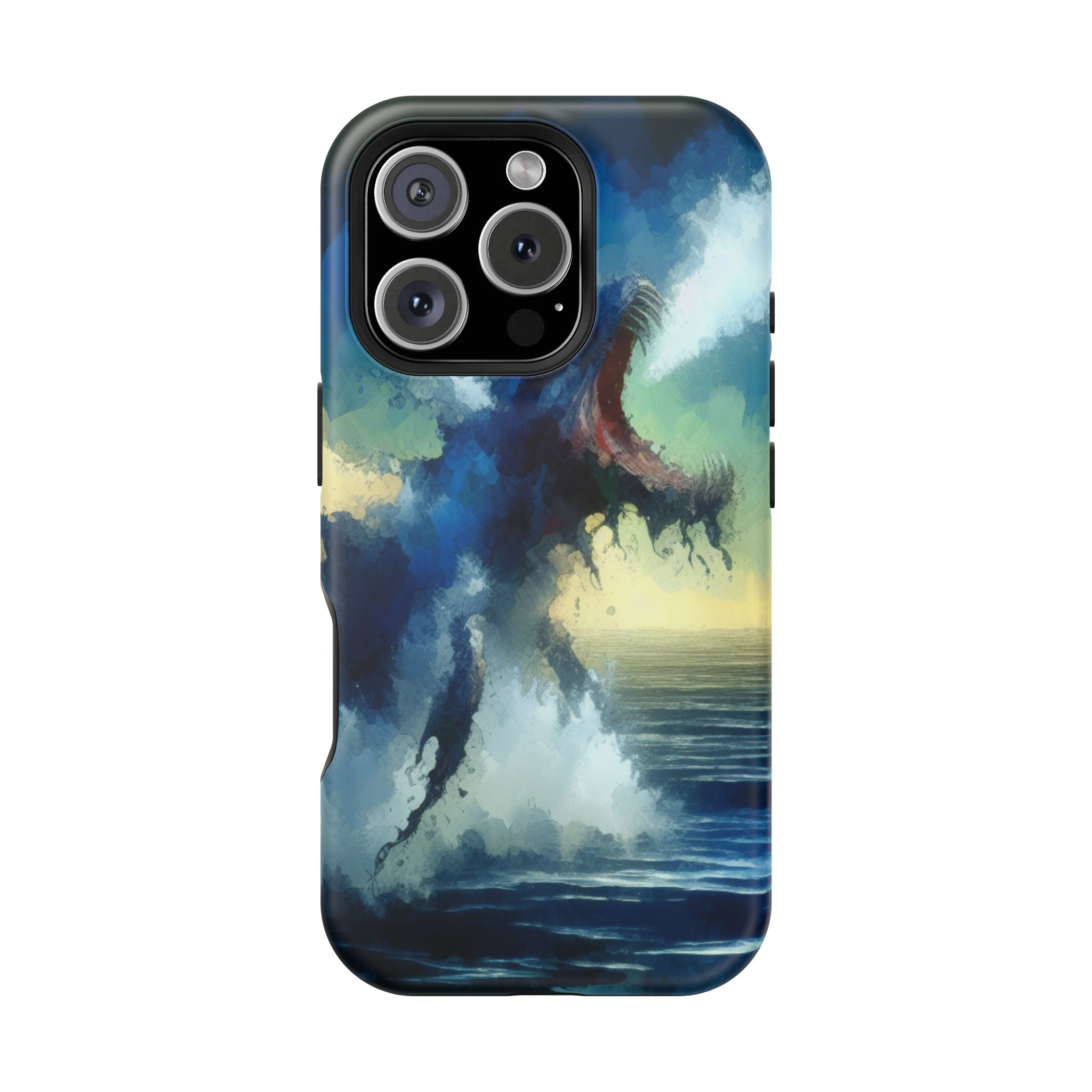 Impact Resistant Phone Tough Case - Creature Surfacing Design