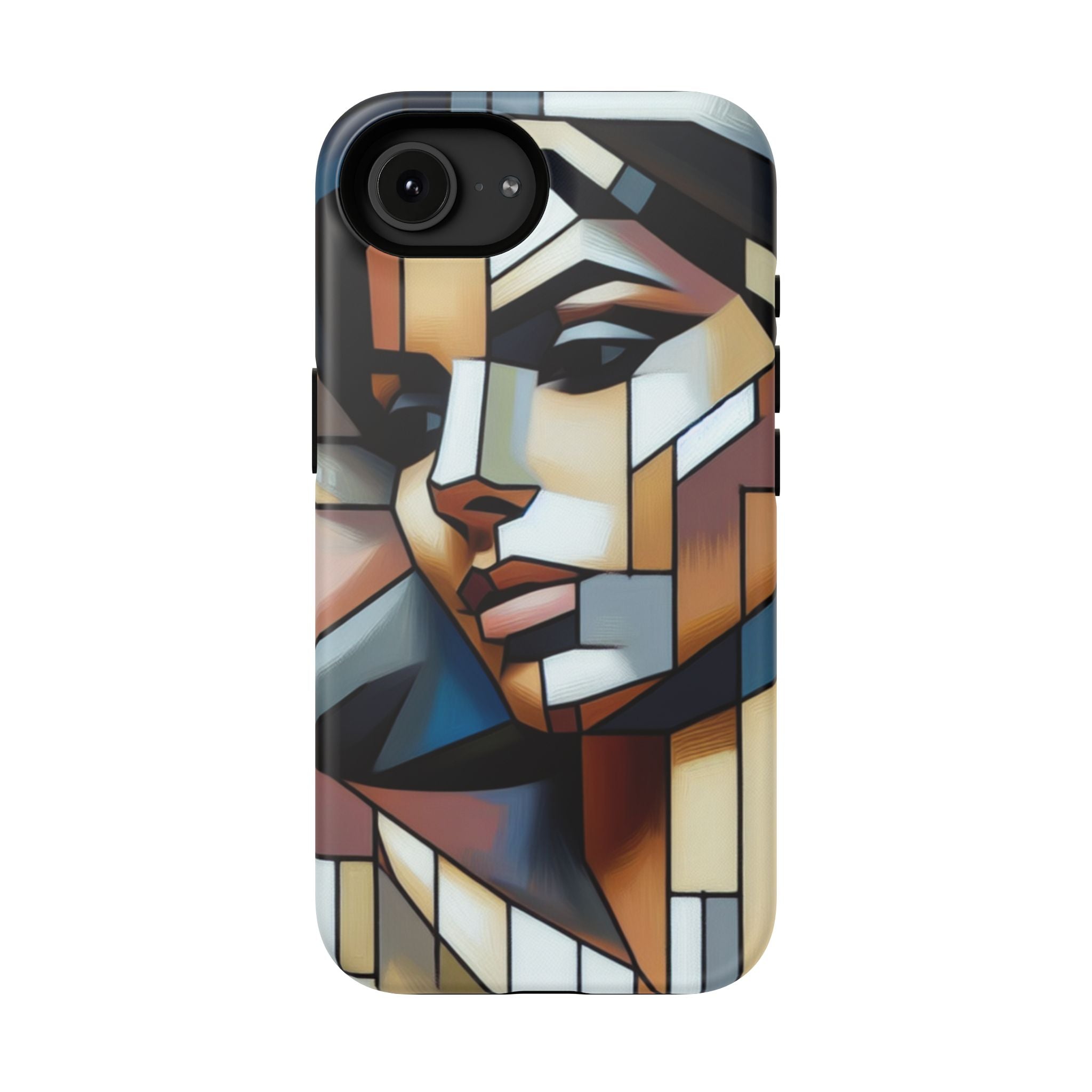 Impact Resistant Phone Case -Woman Looking Side Abstract