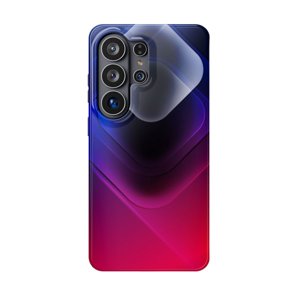 Impact-Resistant Phone Case — Gradient Blue to Magenta Protective Cover