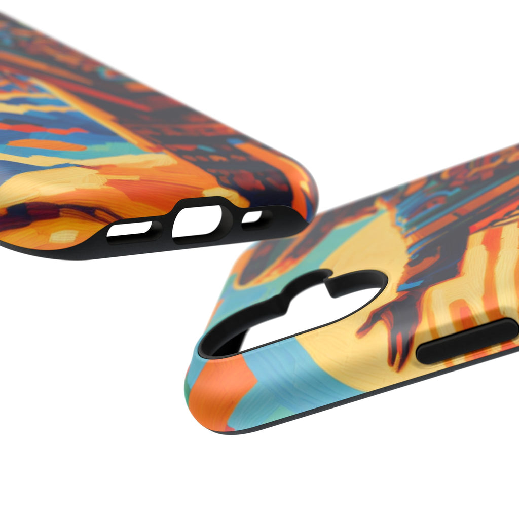 Impact Resistant Phone Case Sombrero Man Art