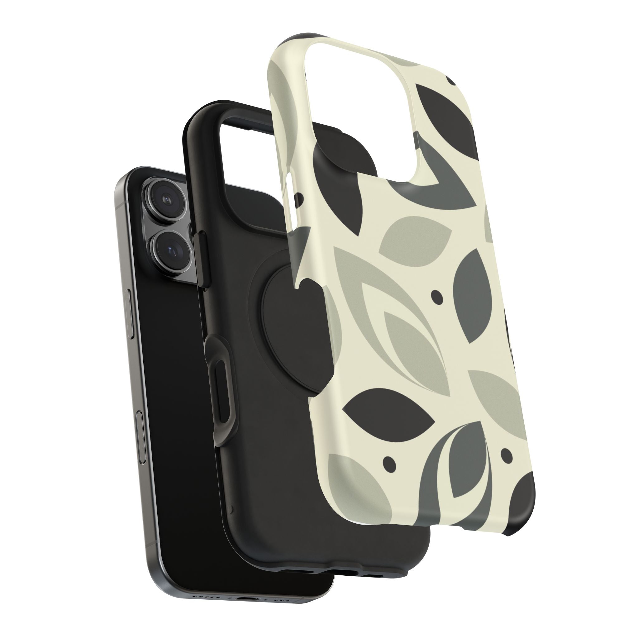 Modern Leaf Impact-Resistant Phone Cases