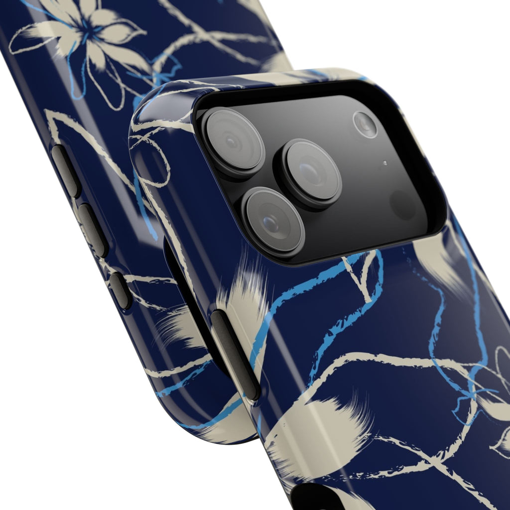 Floral Impact-Resistant Phone Case, Durable