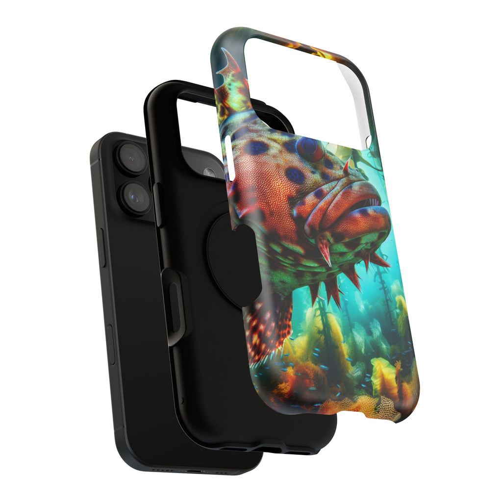 Sea Life Phone Case — Colorful Underwater Fish Impact-Resistant Case