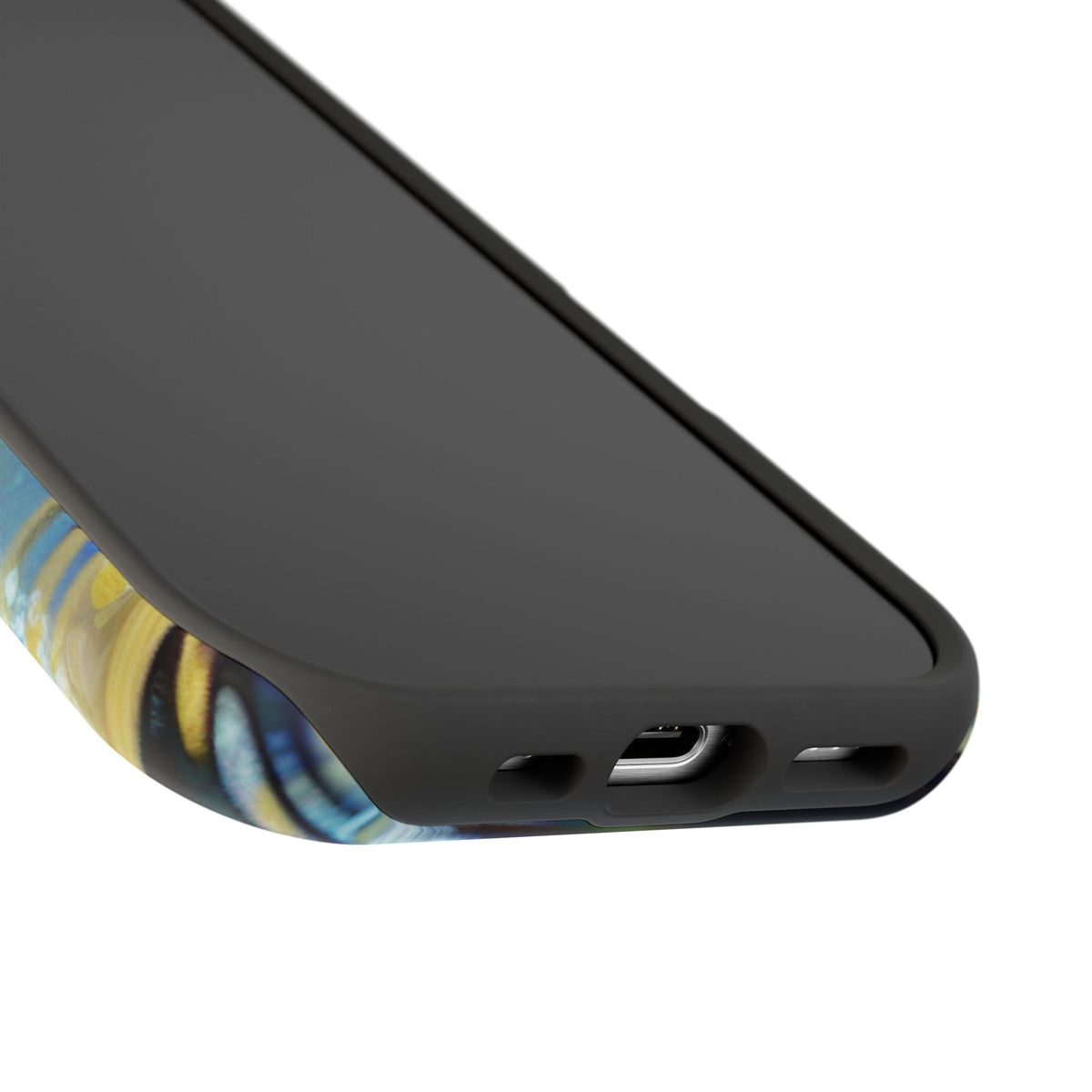 Impact-Resistant Phone Case — Colorful Surreal Mermaid Art