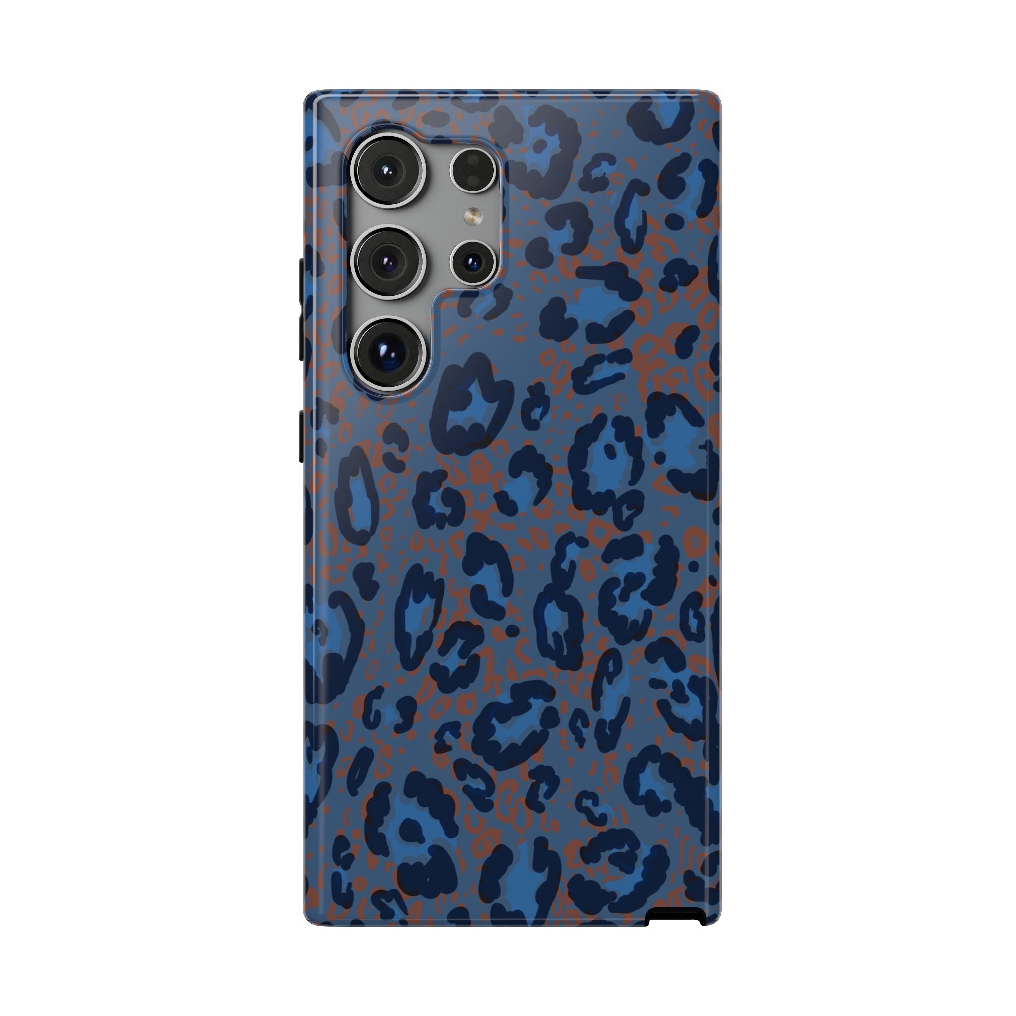 Leopard Print Phone Case, Impact-Resistant