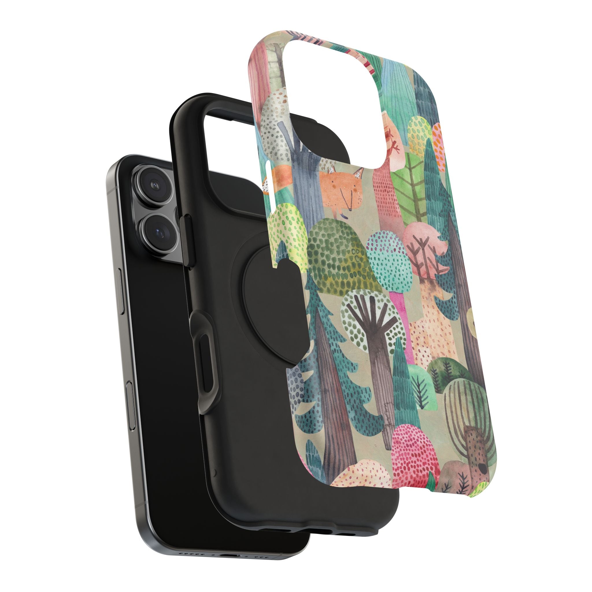 Whimsical Forest Phone Case - Impact-Resistant