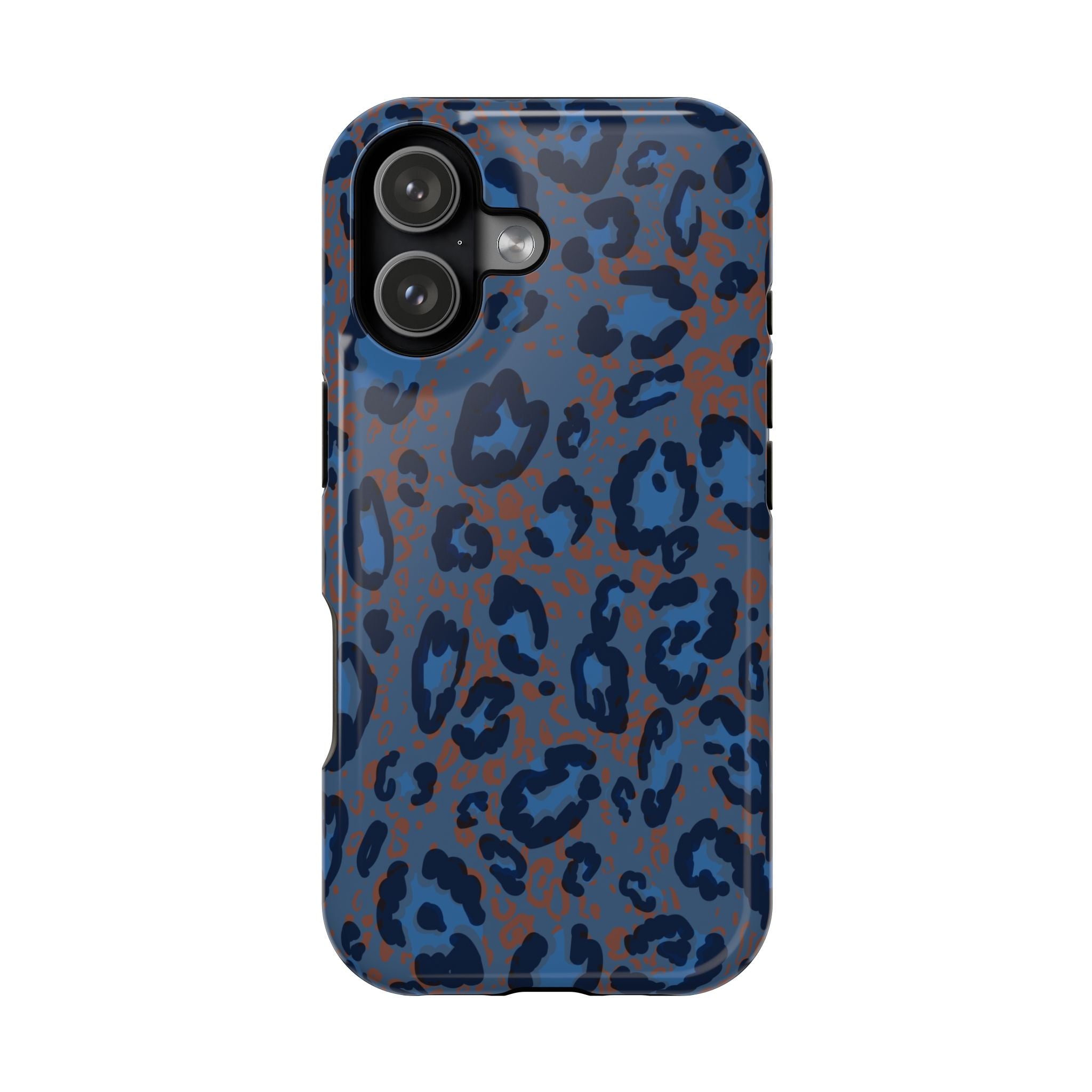 Leopard Print Phone Case, Impact-Resistant