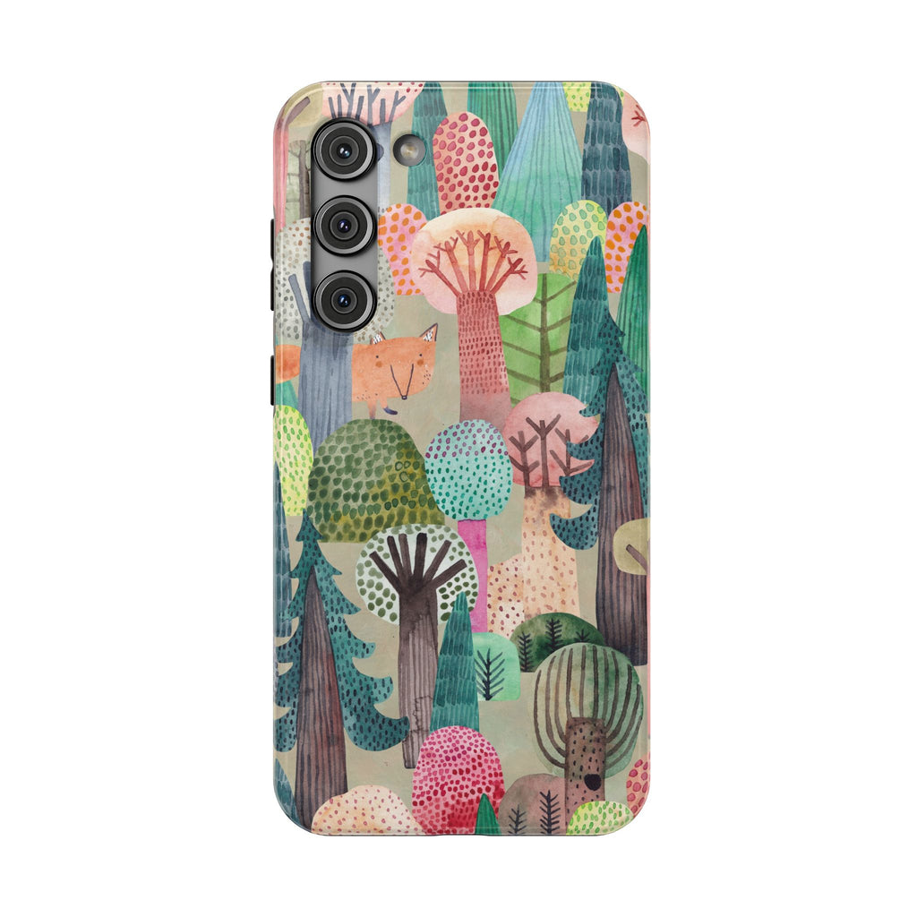 Whimsical Forest Fox Impact Phone Case