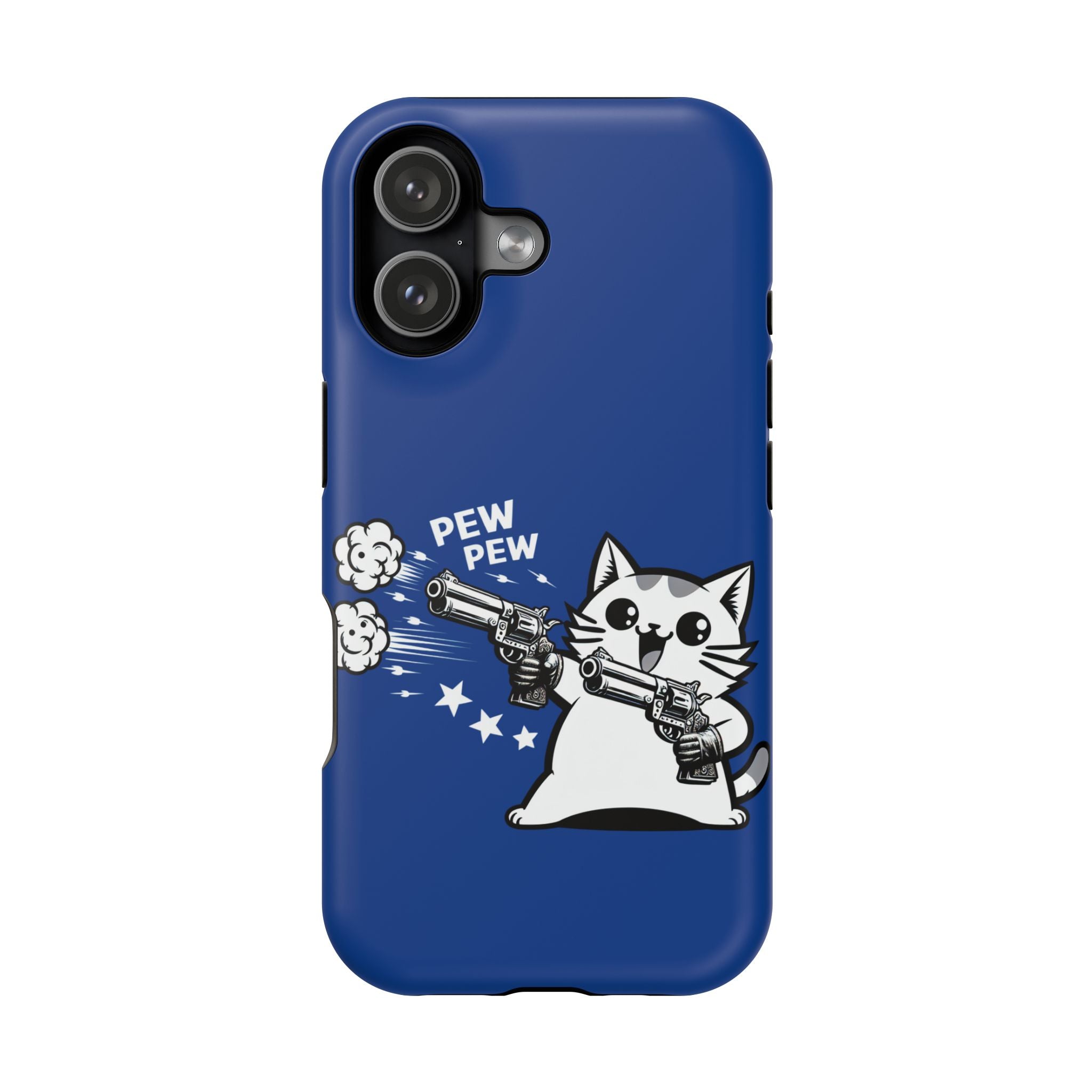 Kitty Pew Pew Impact Resistant Phone Case