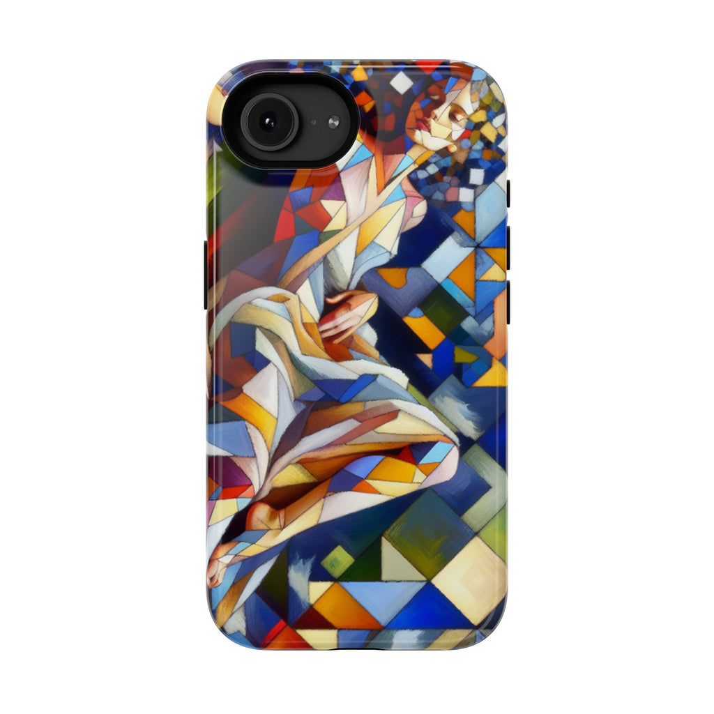Abstract Stained Glass Dragon Impact Phone Case