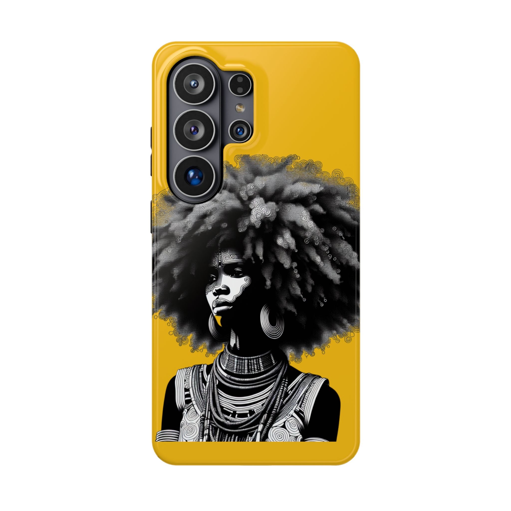 Bold African Art Impact Resistant  Phone Case