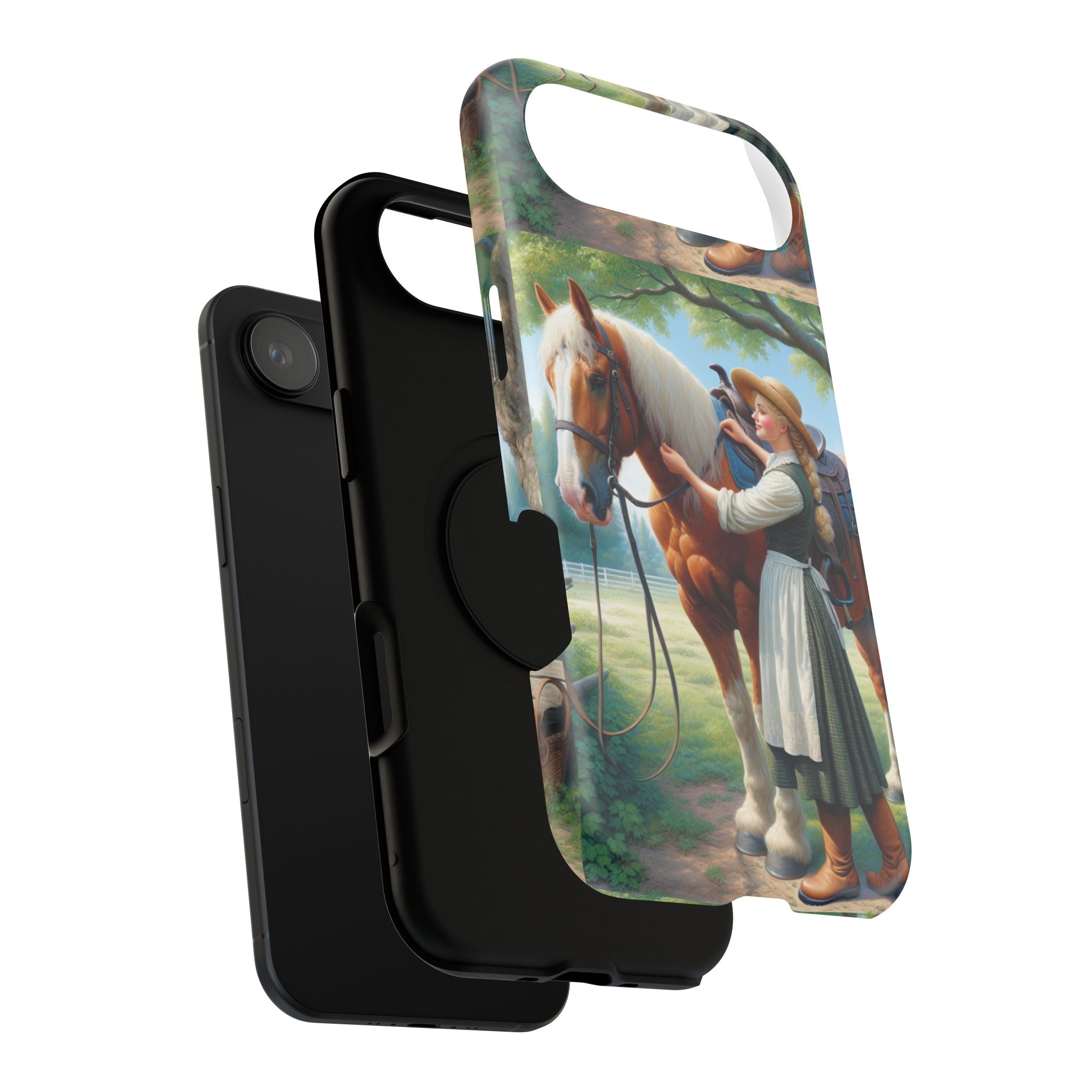 Classic Horse Care Impact Resistant Phone Case