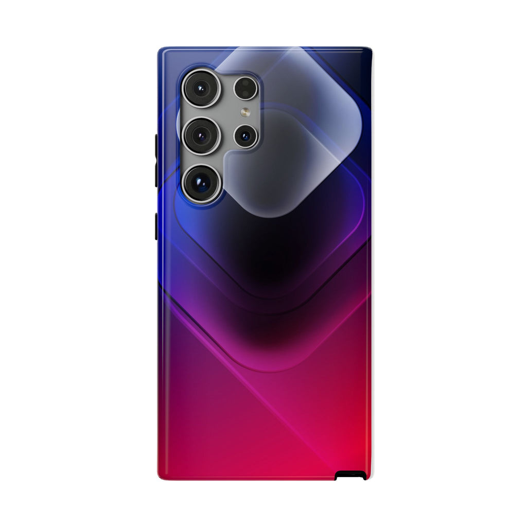 Impact-Resistant Phone Case — Gradient Blue to Magenta Protective Cover