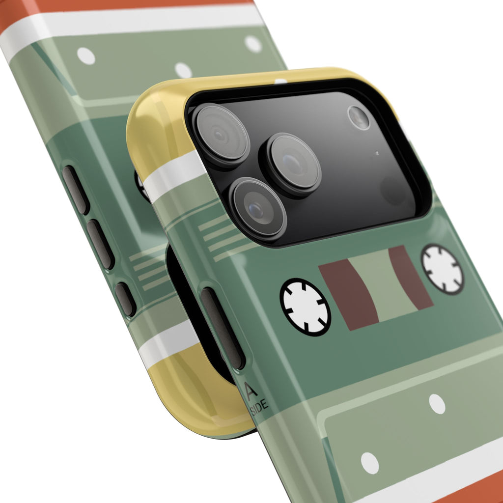 Retro Cassette Tape Impact-Resistant Phone Case — '80s Jam Vintage Music Design