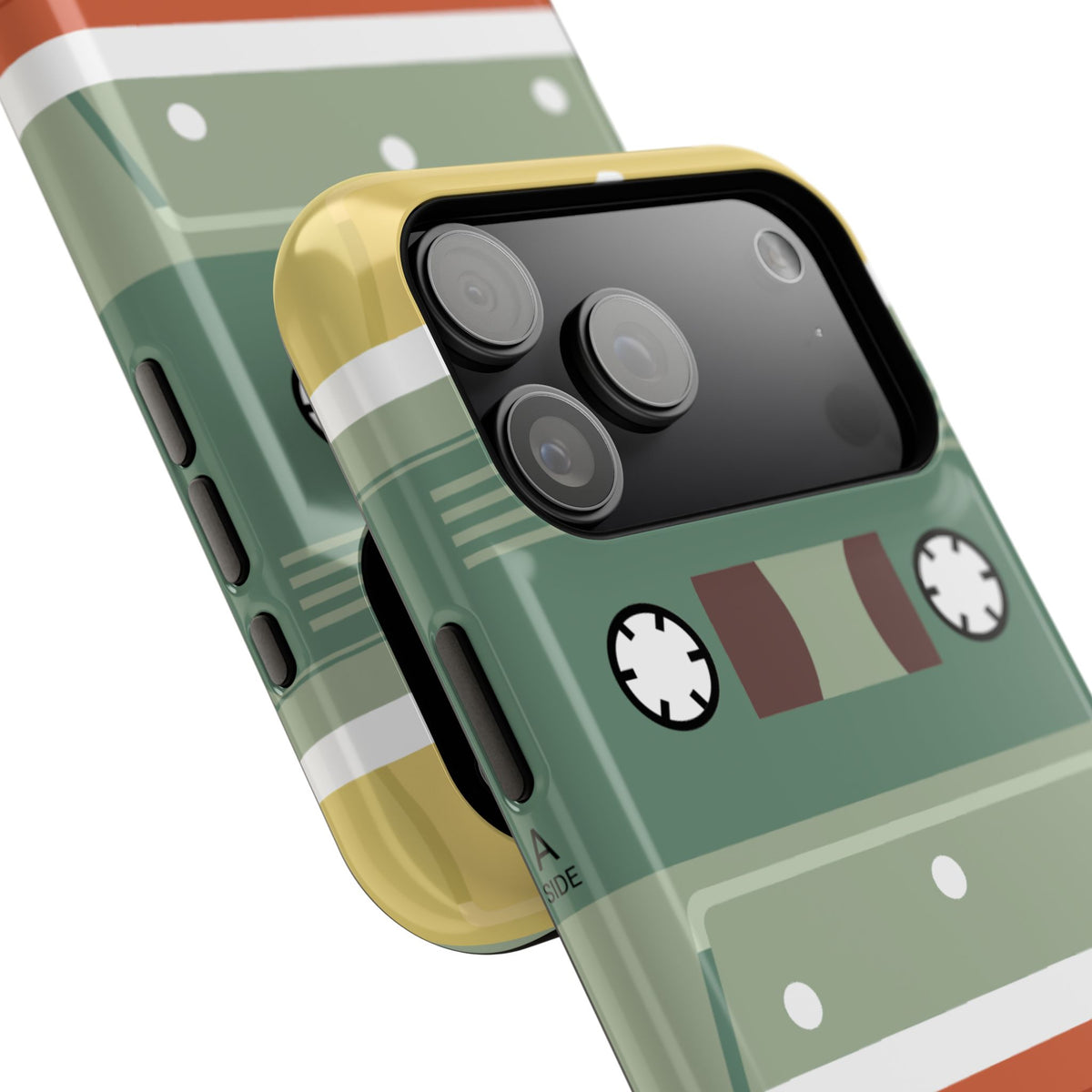 Retro Cassette Tape Impact-Resistant Phone Case — '80s Jam Vintage Music Design