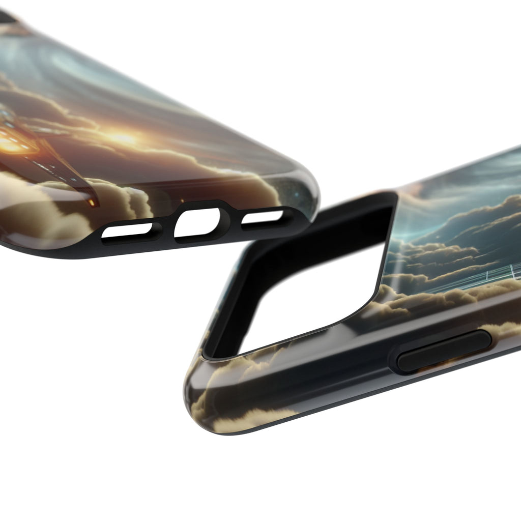 Cosmic Space Ship Impact Resistant Phone Case
