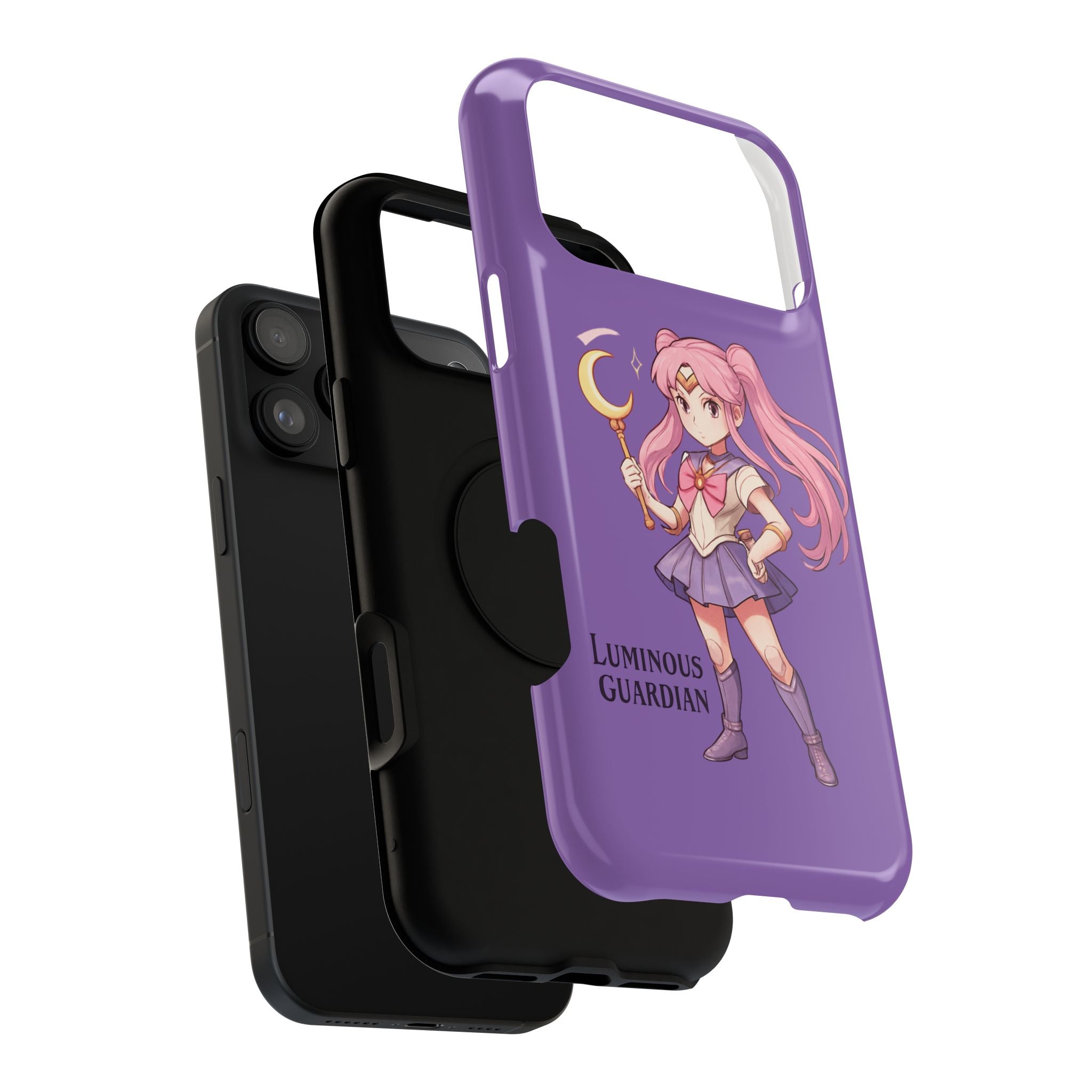 Luminous Guardian Phone Case, Impact-Resistant