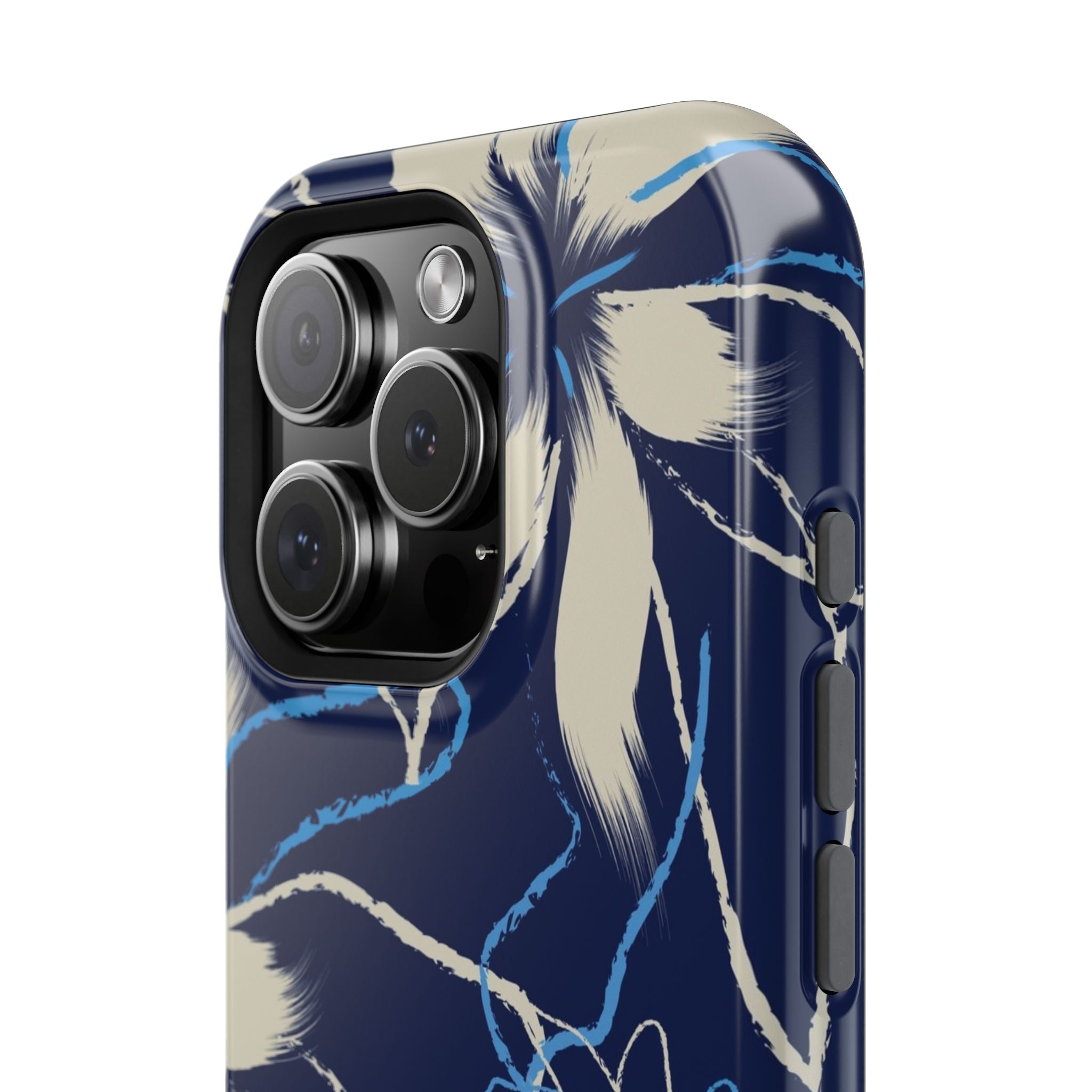 Floral Impact-Resistant Phone Case, Durable