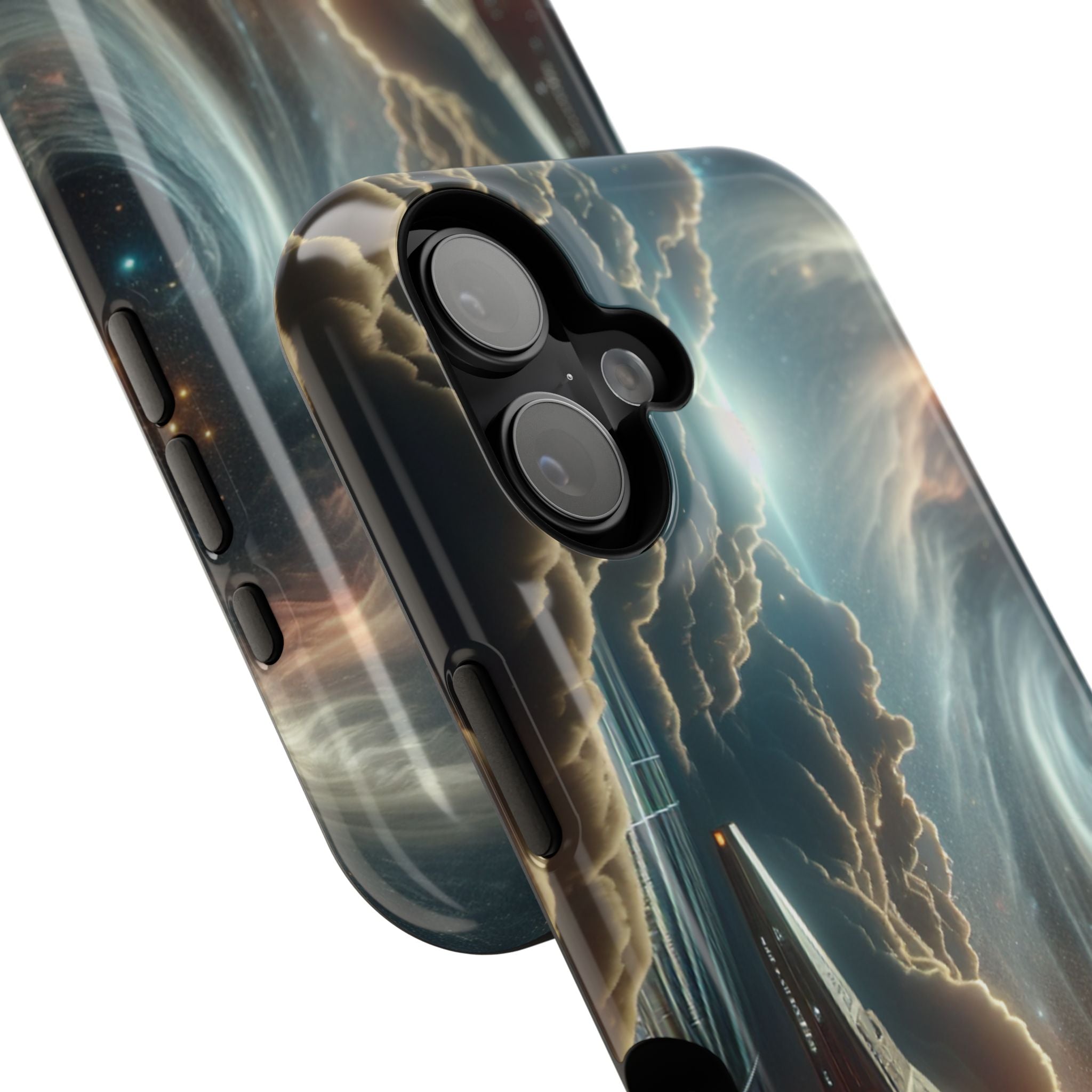 Cosmic Space Ship Impact Resistant Phone Case