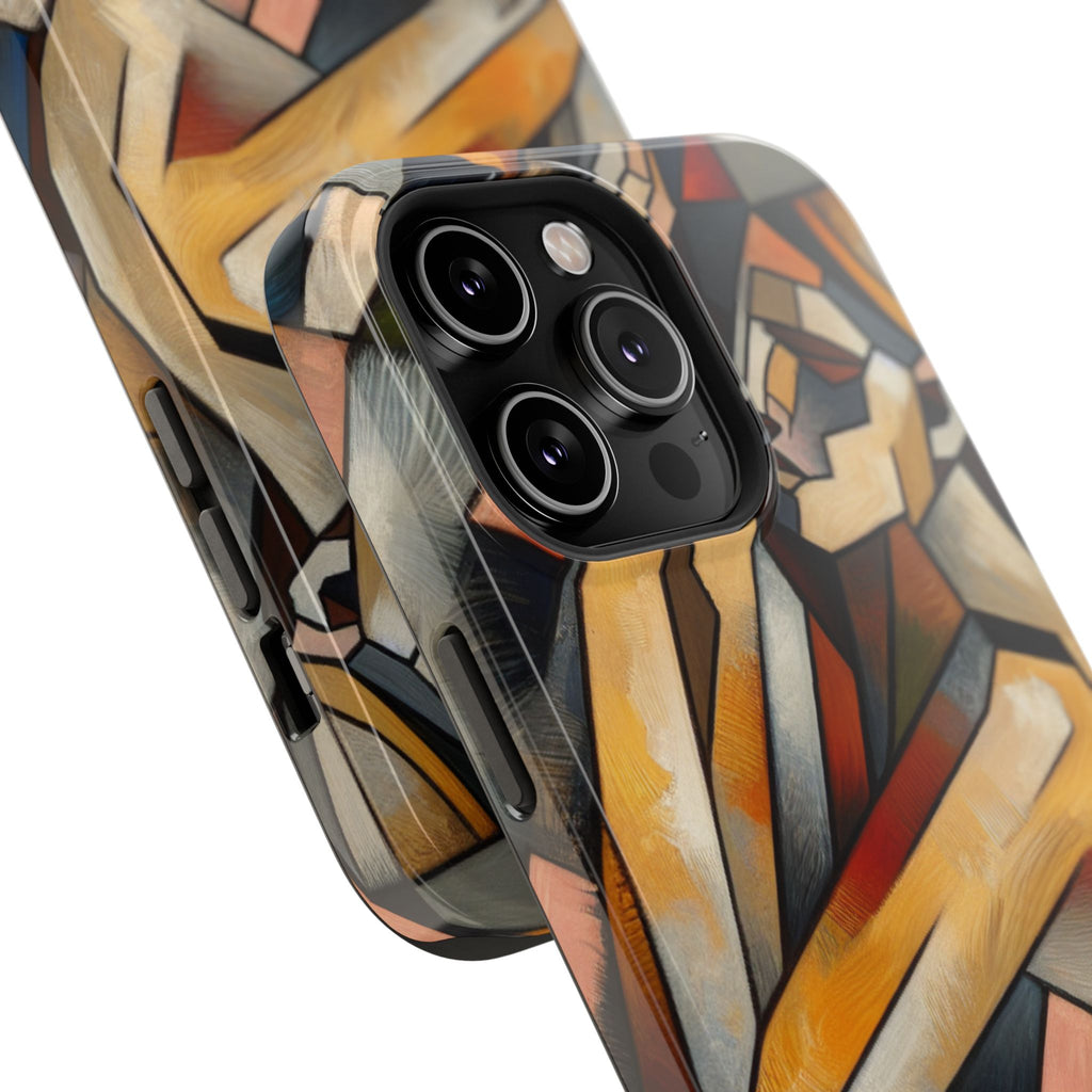 Impact Resistant Phone Case - Woman Abstract Design