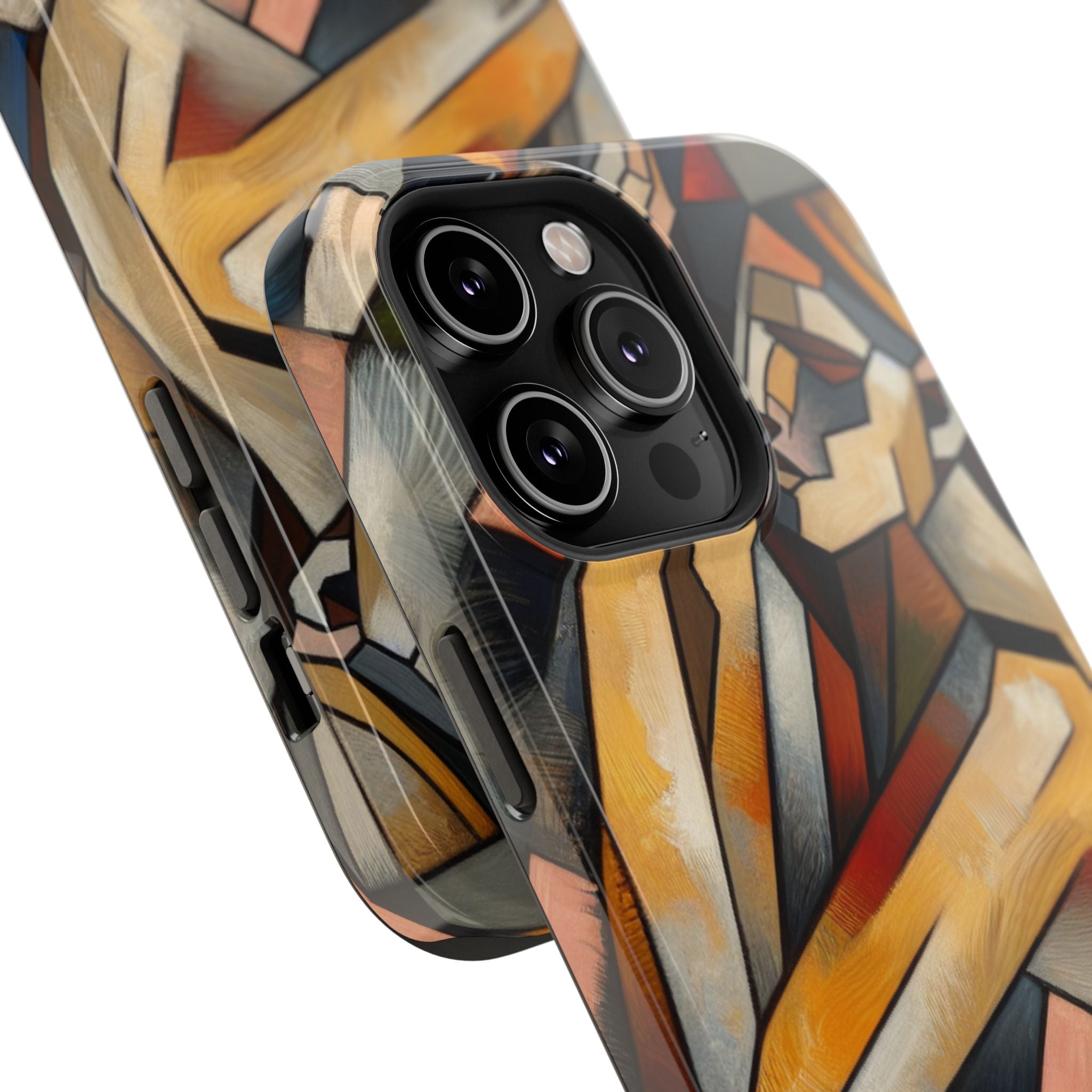 Impact Resistant Phone Case - Woman Abstract Design