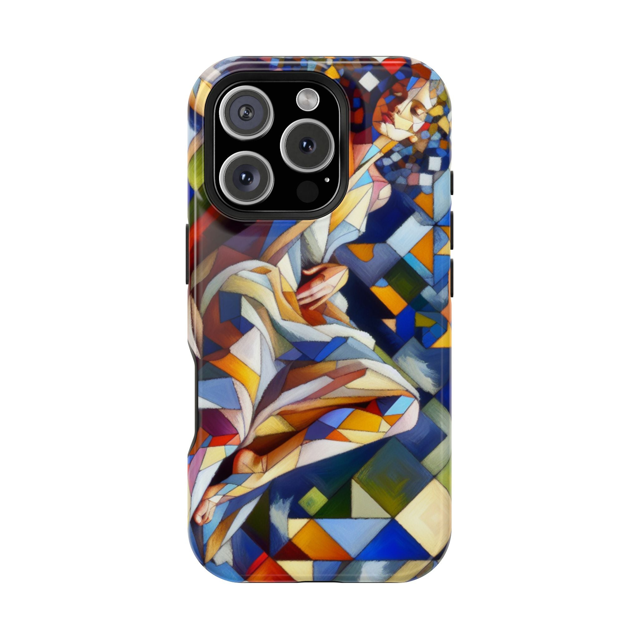 Impact Resistant Phone Case - Beautiful Woman Abstract Design