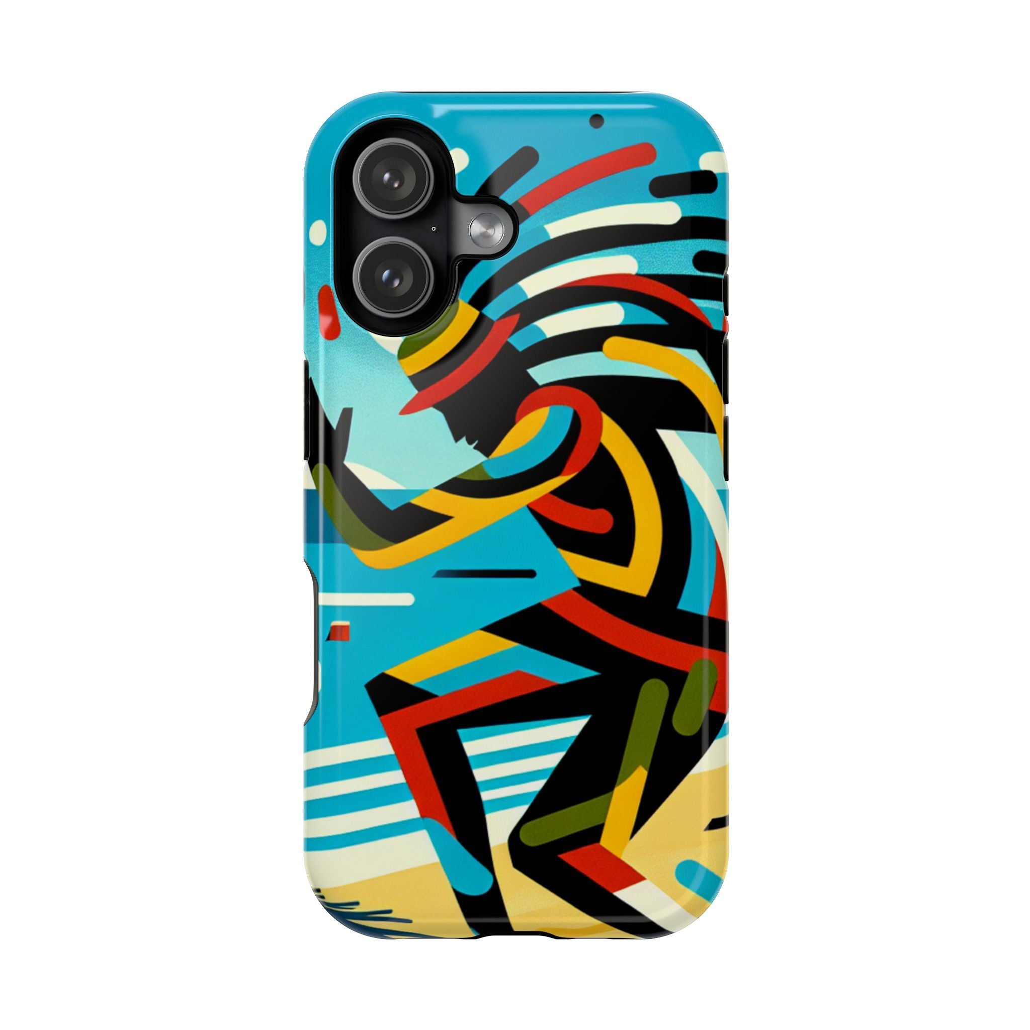 Vibrant Tribal Runner Impact Resistant Phone Case