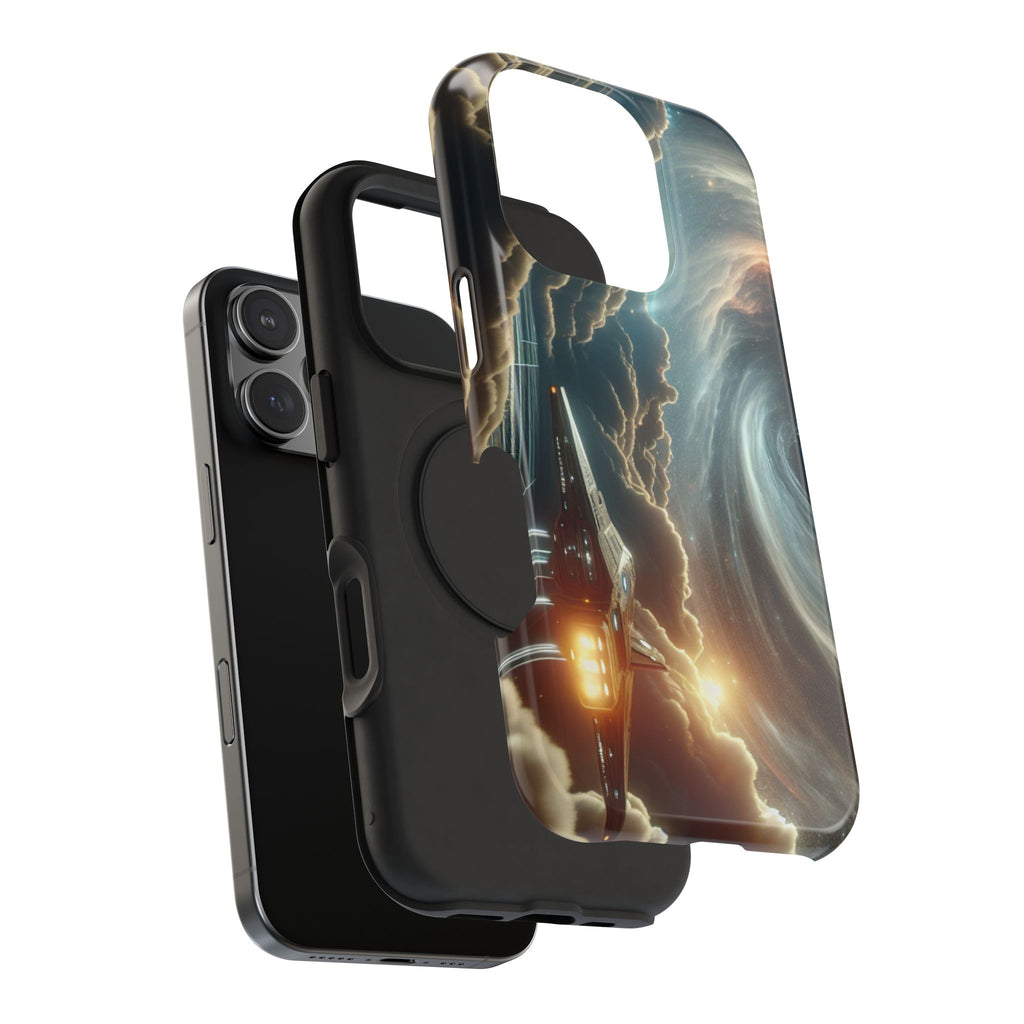 Cosmic Space Ship Impact Resistant Phone Case