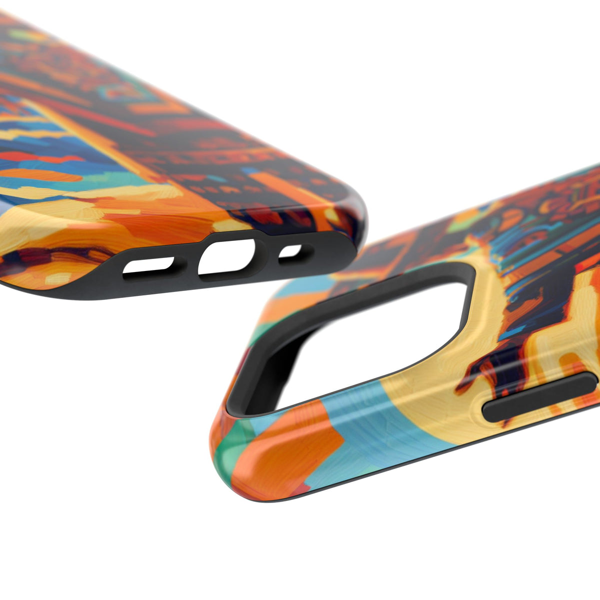 Aztec Sunset Phone Case — Impact‑Resistant Protective Cover
