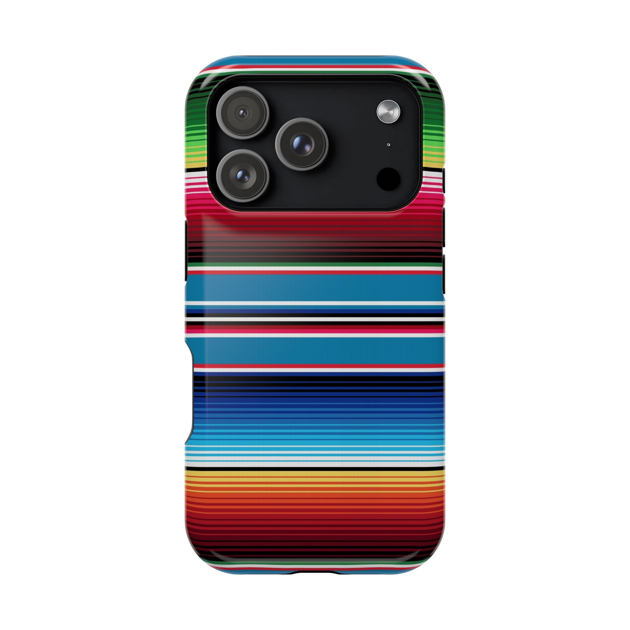 Sarape Striped Phone Case | Impact-Resistant