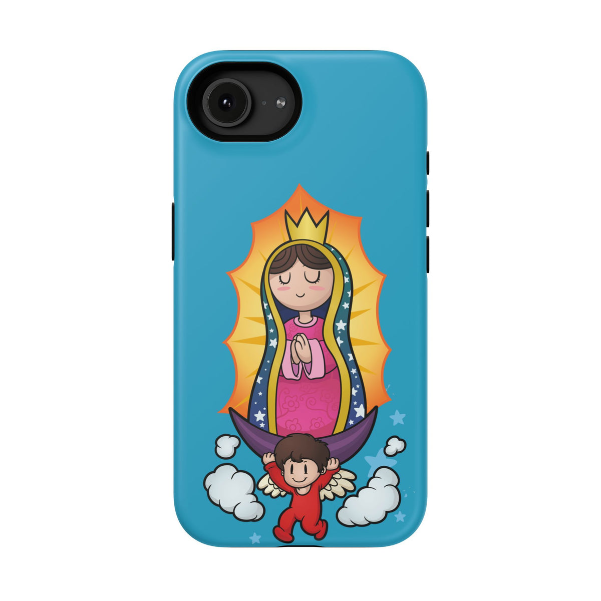 Phone Case — Cute Our Lady of Guadalupe Design (Impact-Resistant)