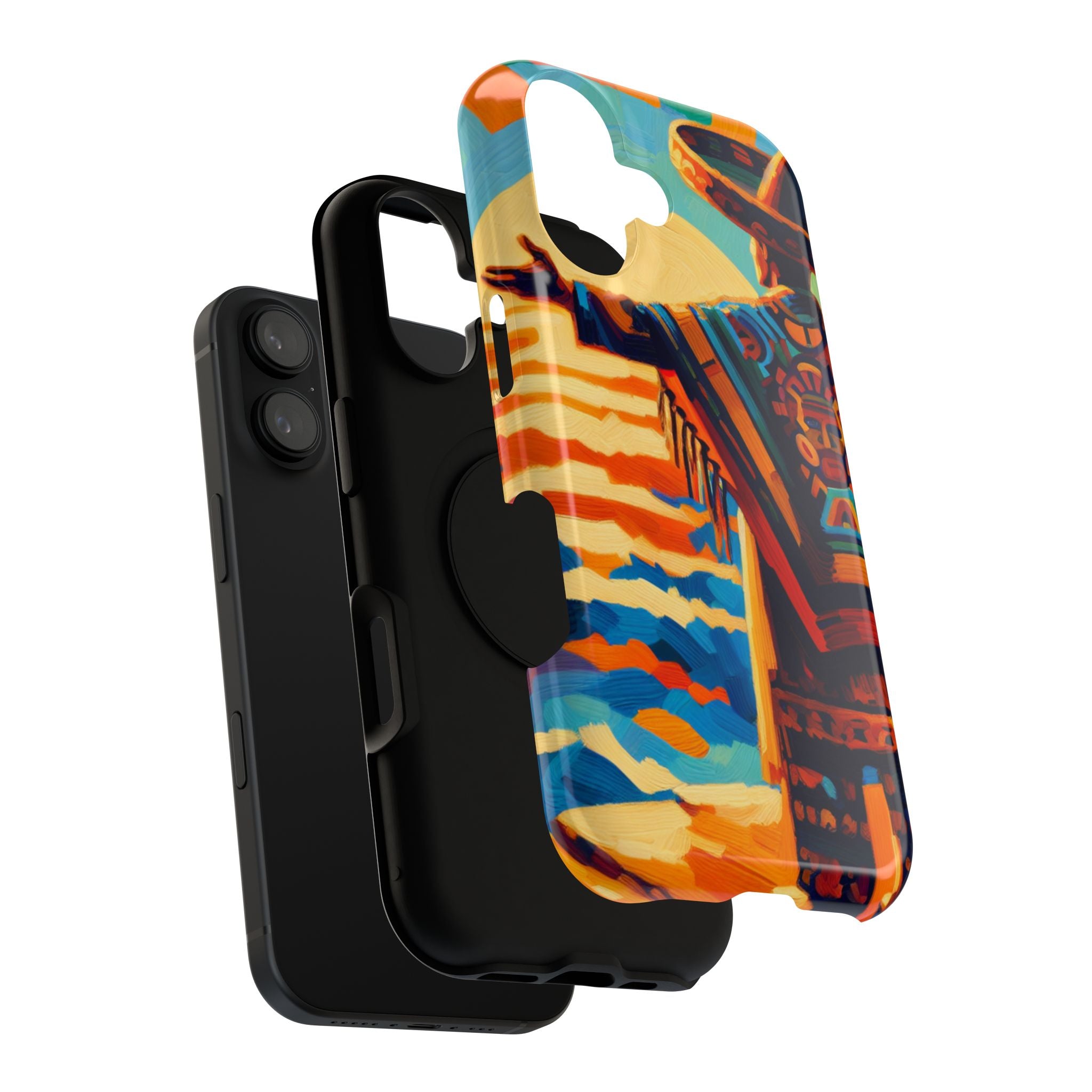 Impact Resistant Phone Case Sombrero Man Art