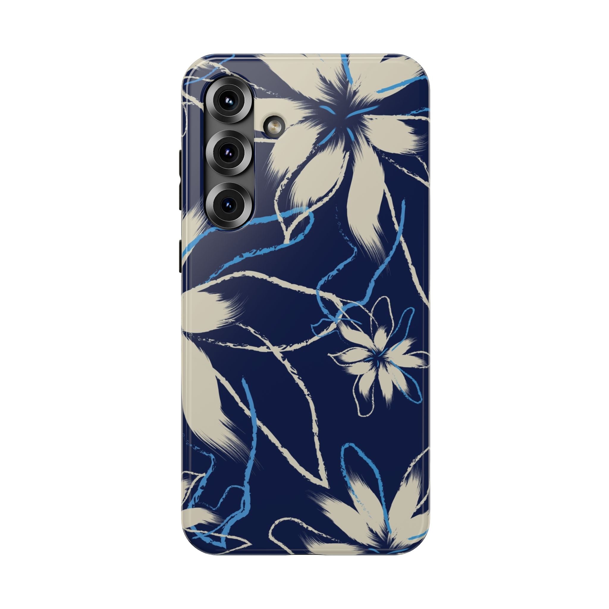 Floral Impact-Resistant Phone Case, Durable