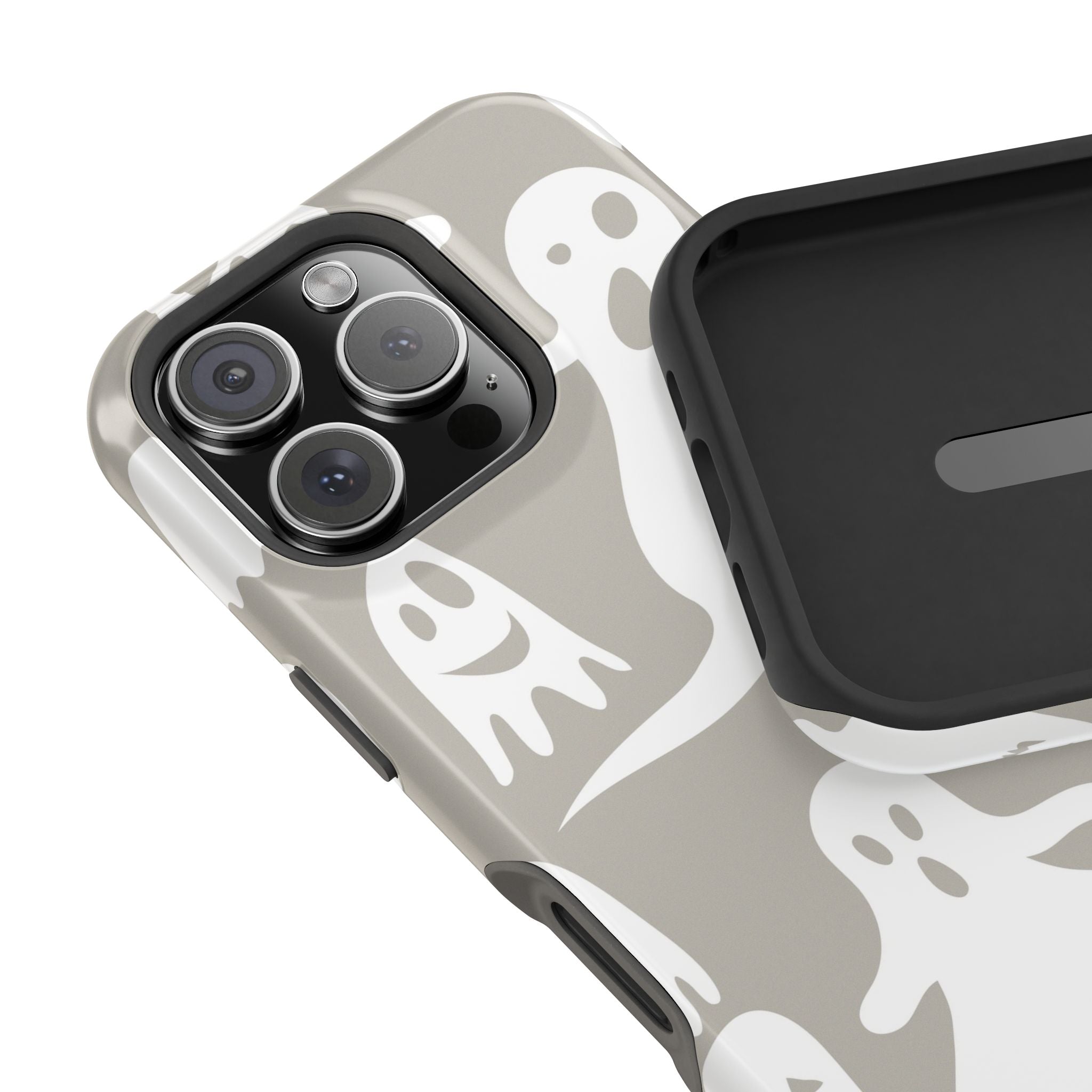 Cute Ghost Phone Case, Impact-Resistant