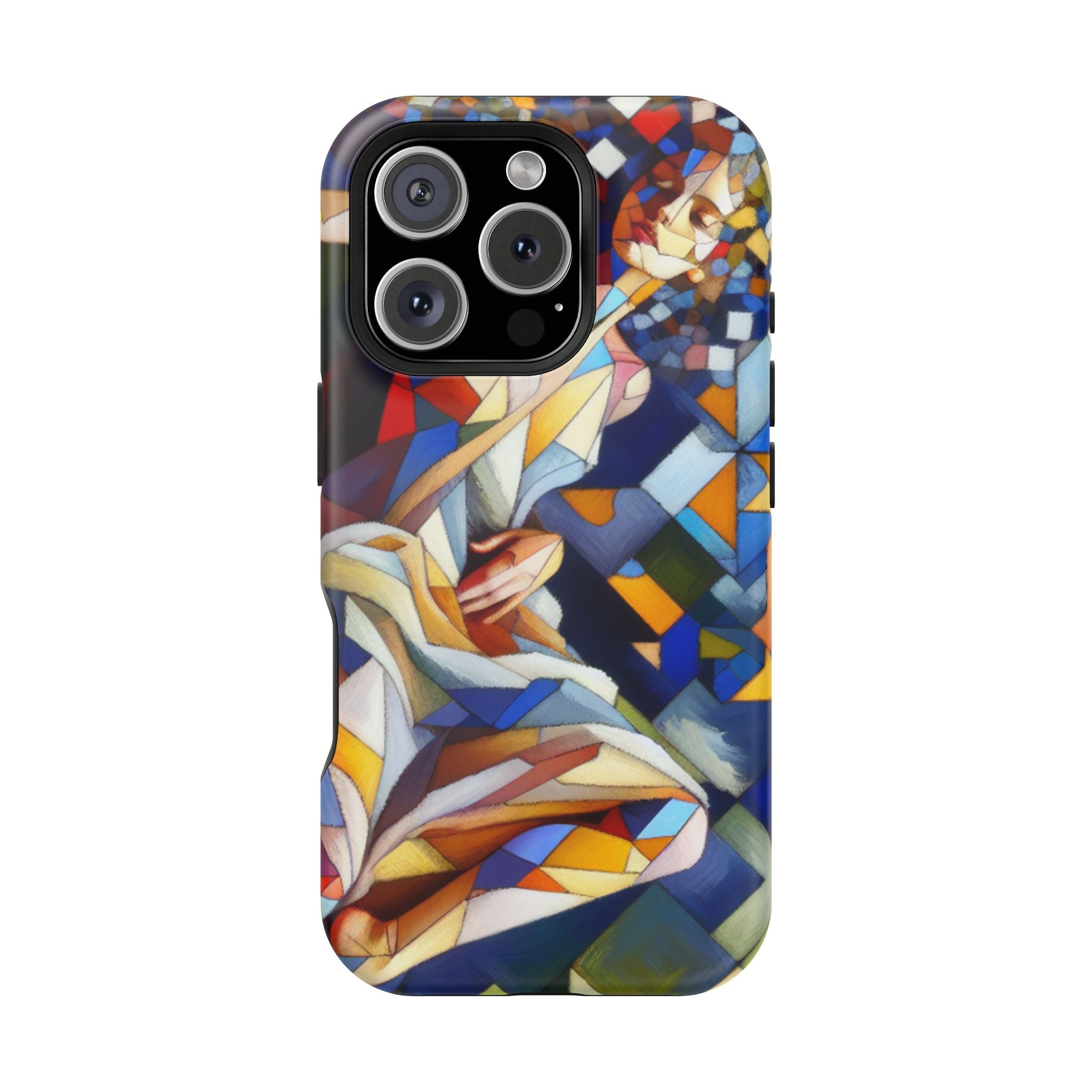 Impact Resistant Phone Case - Beautiful Woman Abstract Design Samsung