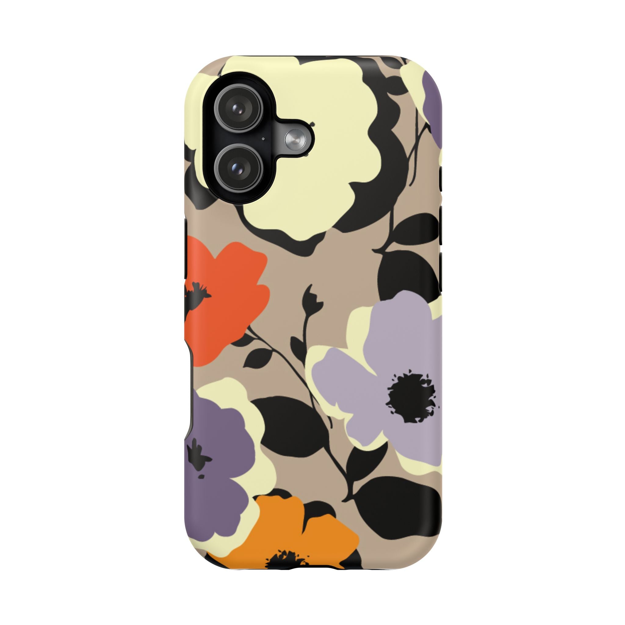 Floral Impact-Resistant Phone Case