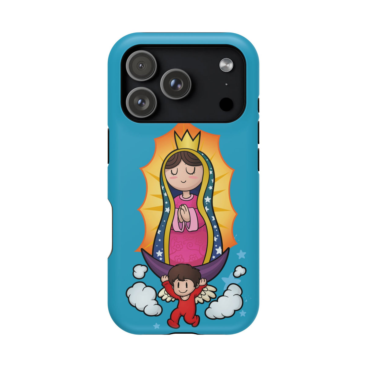 Phone Case — Cute Our Lady of Guadalupe Design (Impact-Resistant)