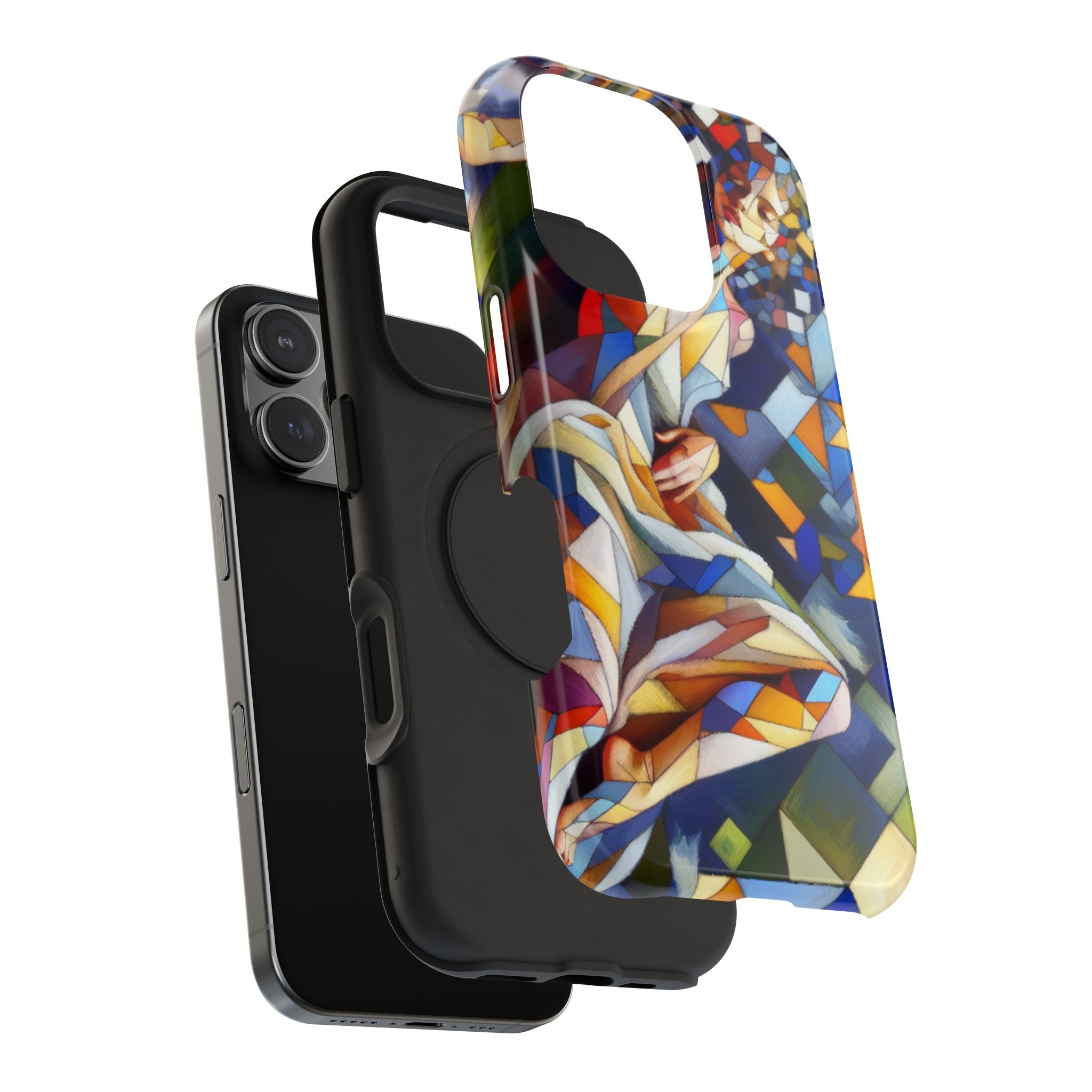 Impact Resistant Phone Case - Beautiful Woman Abstract Design