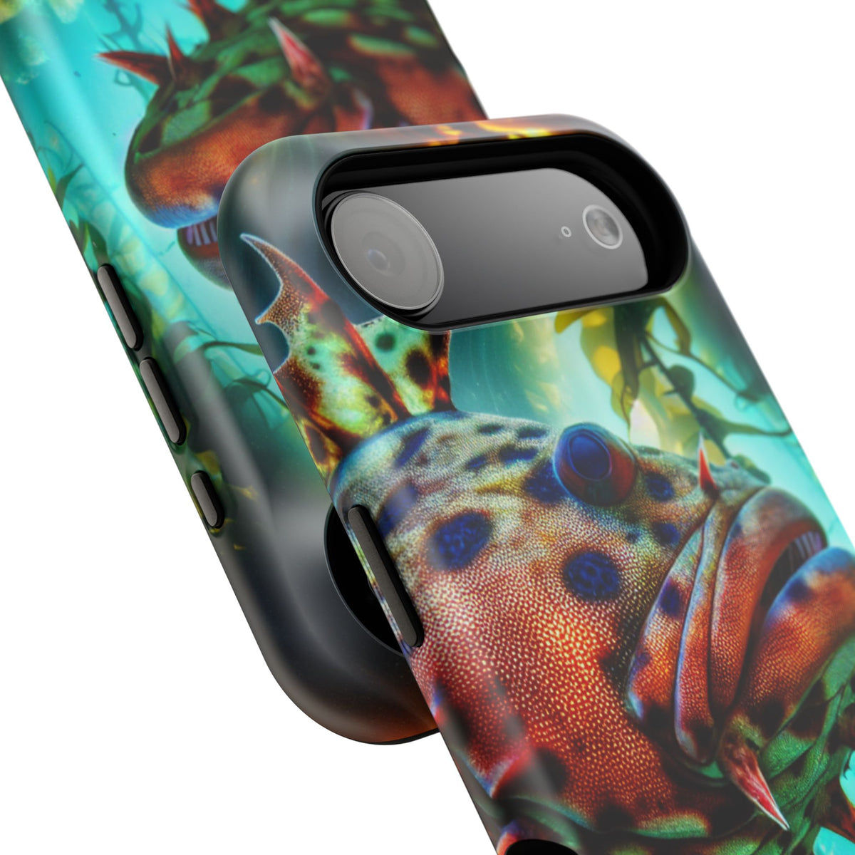 Sea Life Phone Case — Colorful Underwater Fish Impact-Resistant Case