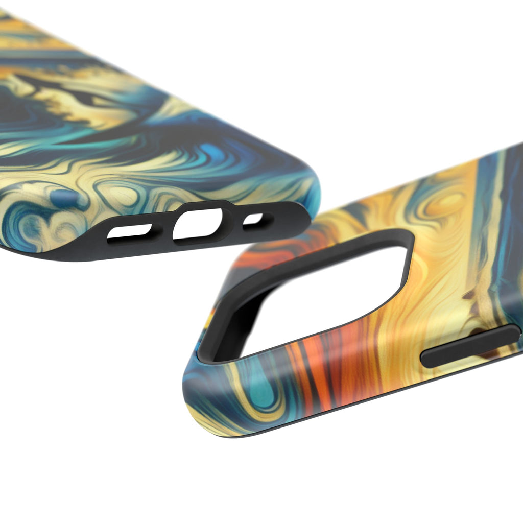 Impact Resistant Phone Case - Surfing Ocean Waves Design, Coastal Decor Gift