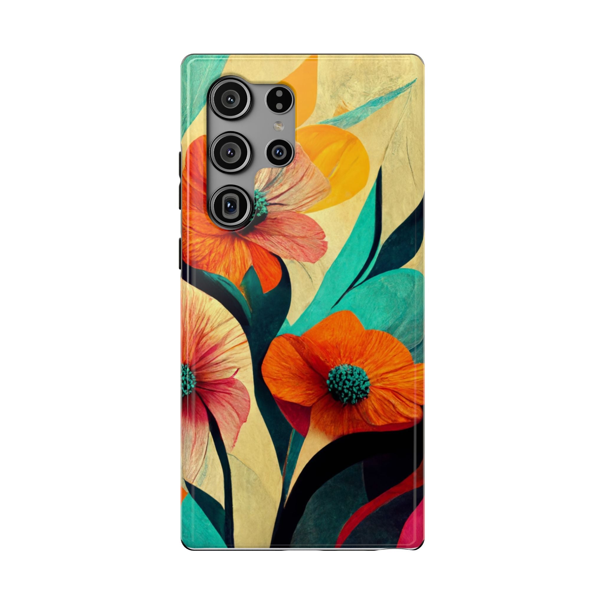 Floral Impact-Resistant Phone Case