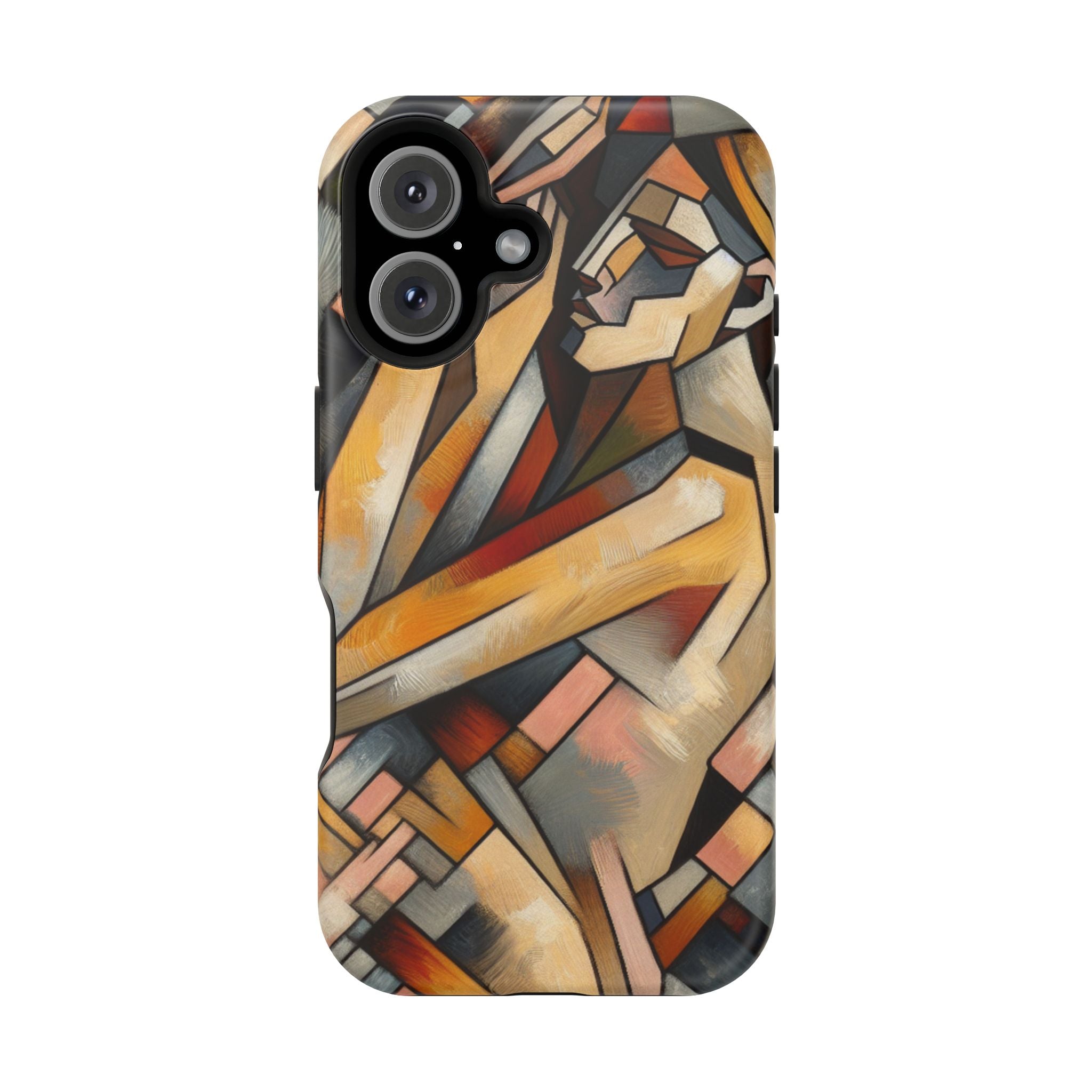 Impact Resistant Phone Case - Woman Abstract Design