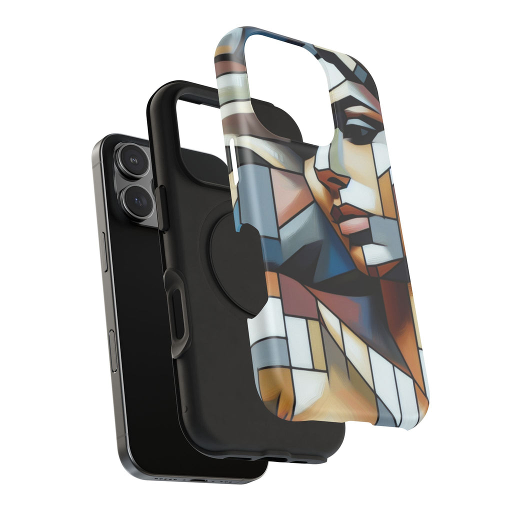Impact Resistant Case - Woman Abstract Design